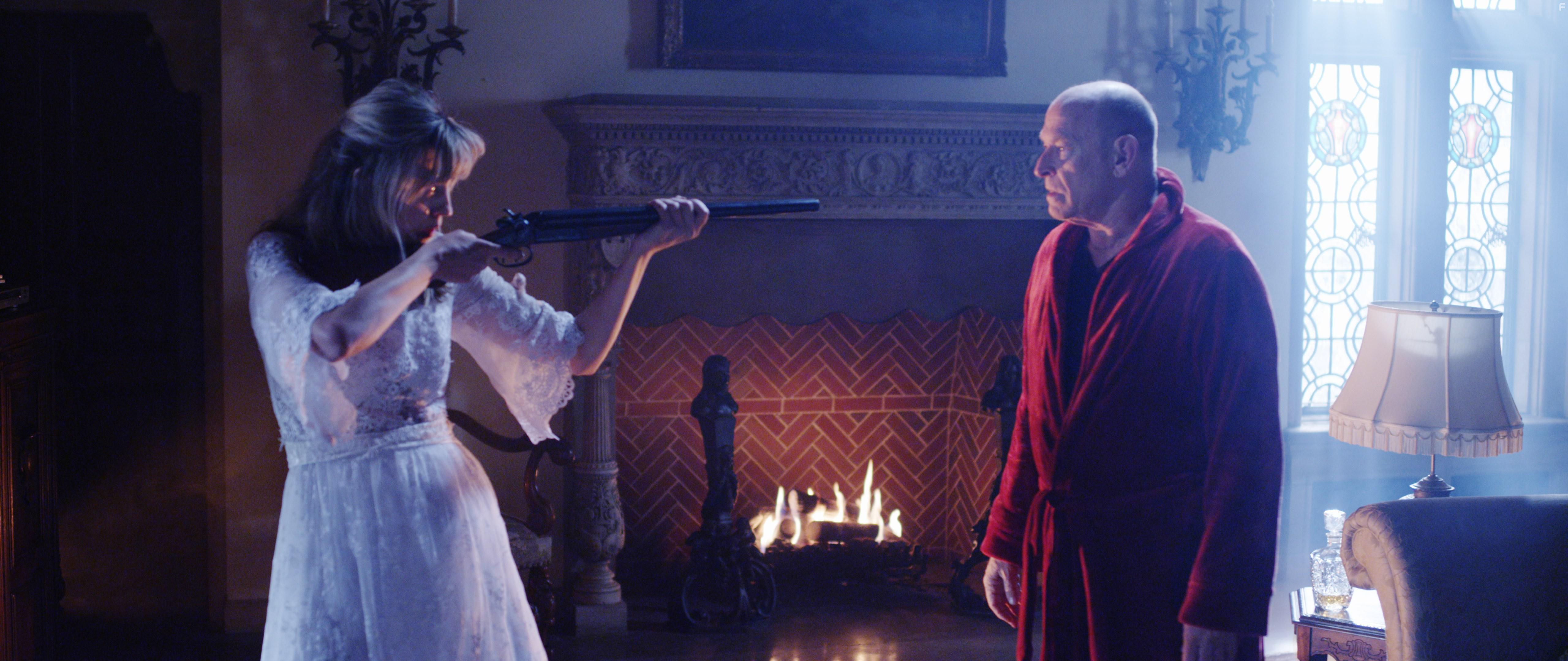 Corbin Bernsen and Oksana Orlan in The Russian Bride (2019)