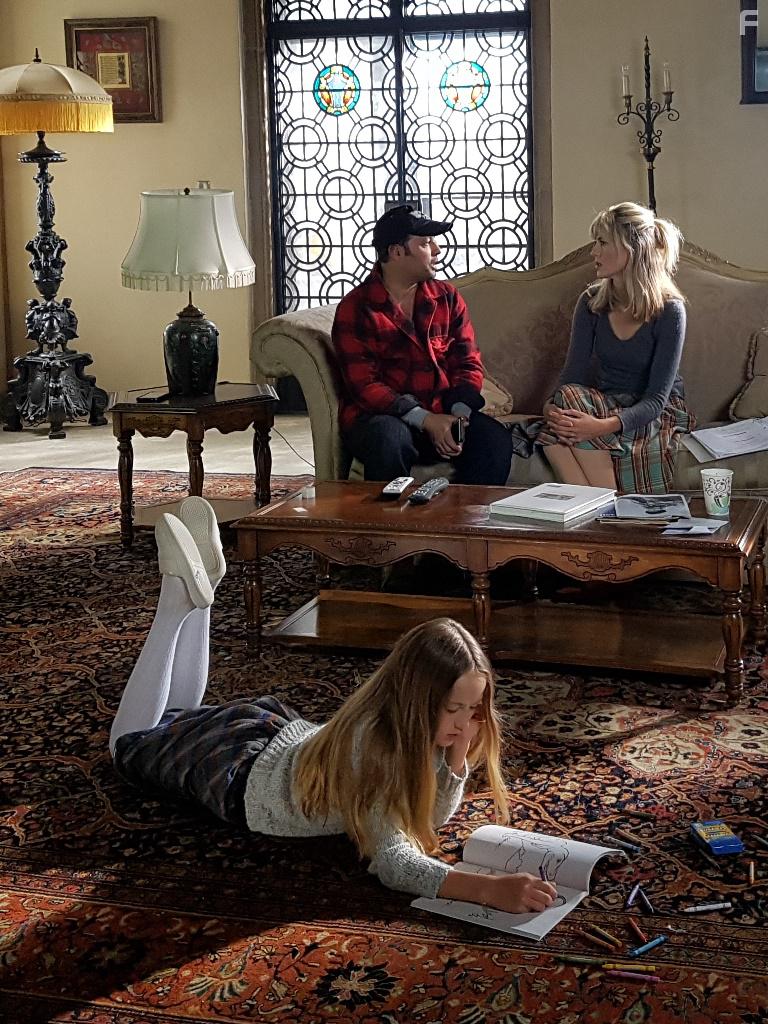 Michael S. Ojeda, Oksana Orlan, and Kristina Pimenova in The Russian Bride (2019)