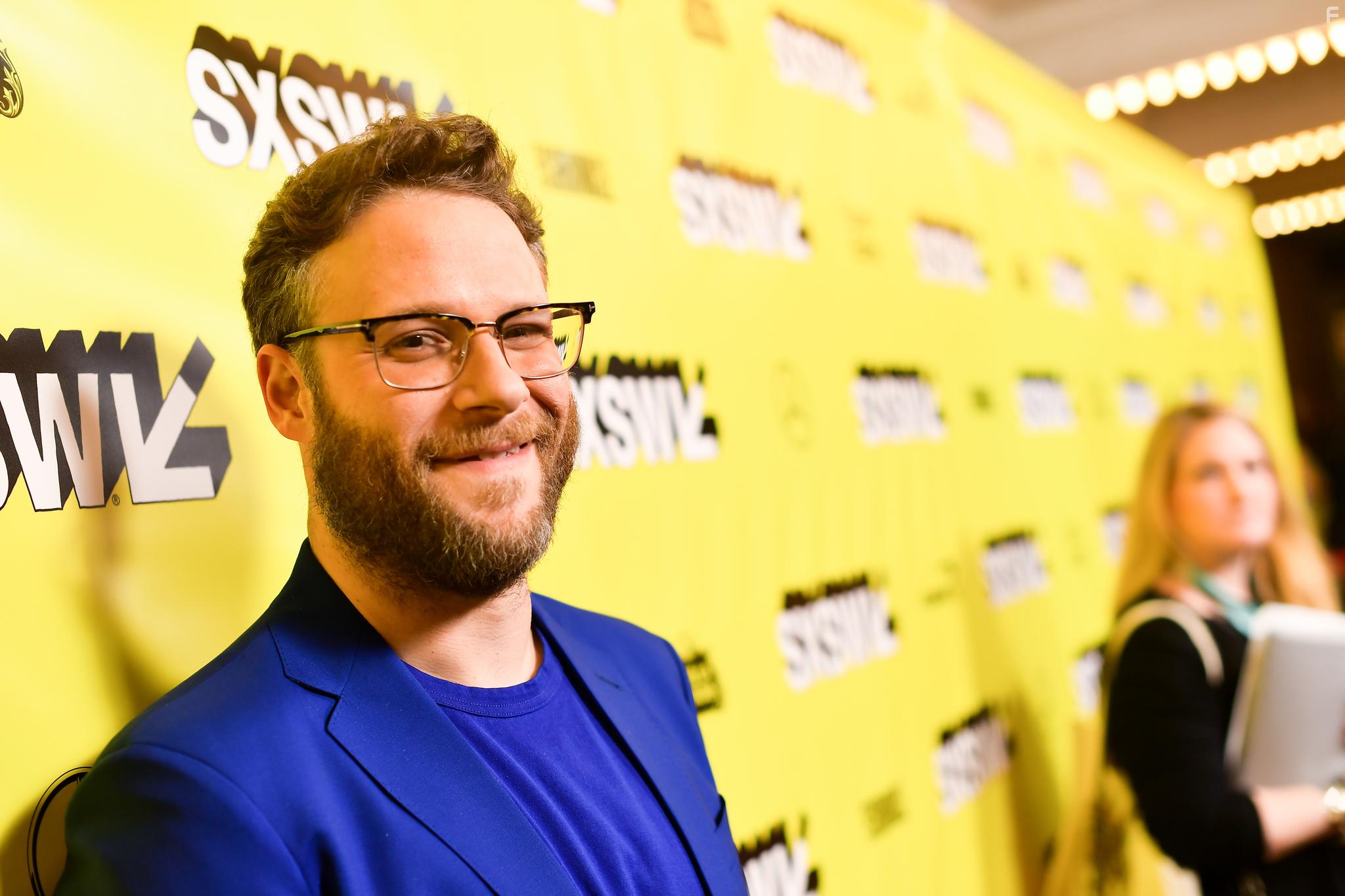 Seth Rogen at an event for Long Shot (2019)