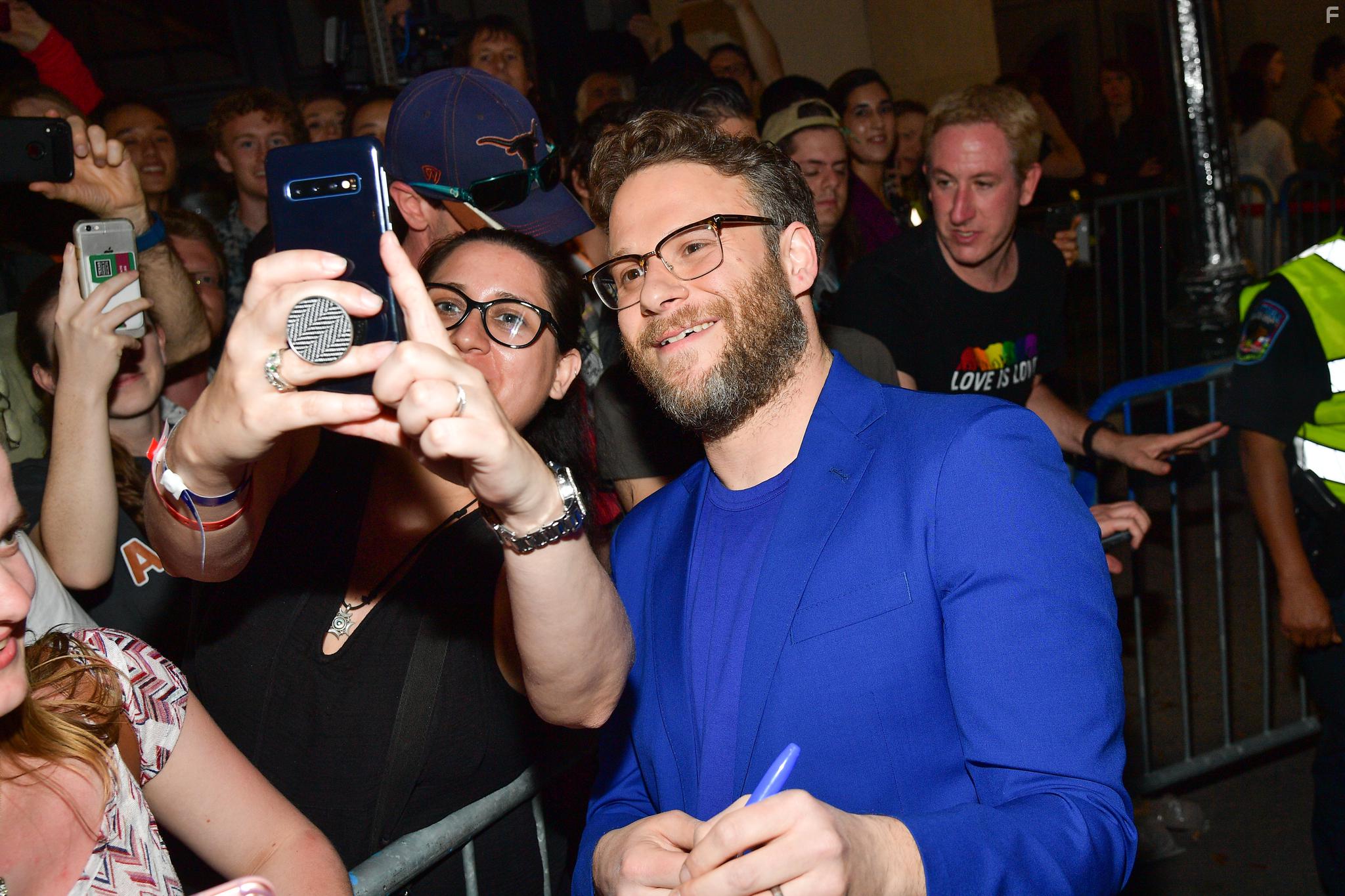Seth Rogen at an event for Long Shot (2019)