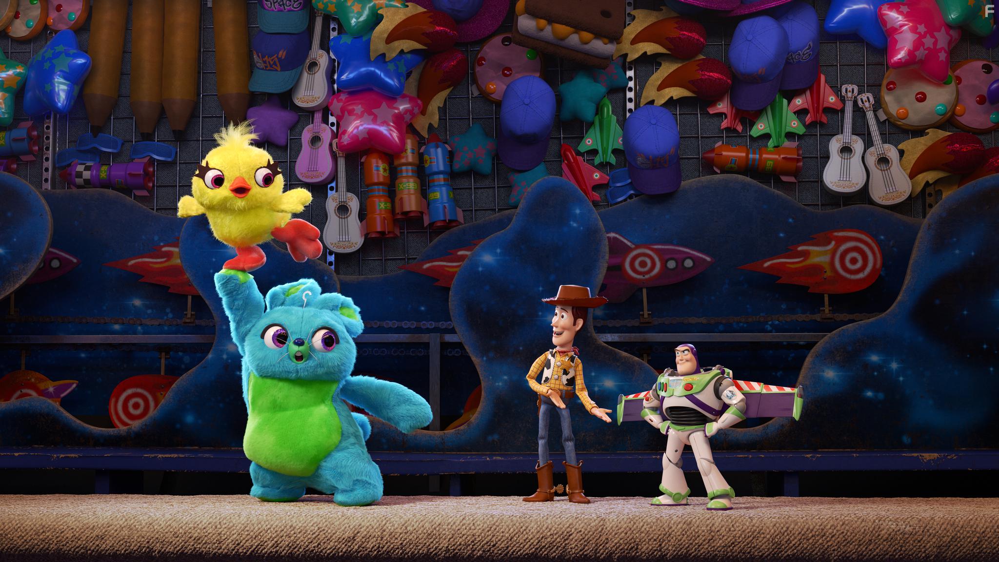 Tom Hanks, Tim Allen, Keegan-Michael Key, and Jordan Peele in Toy Story 4 (2019)