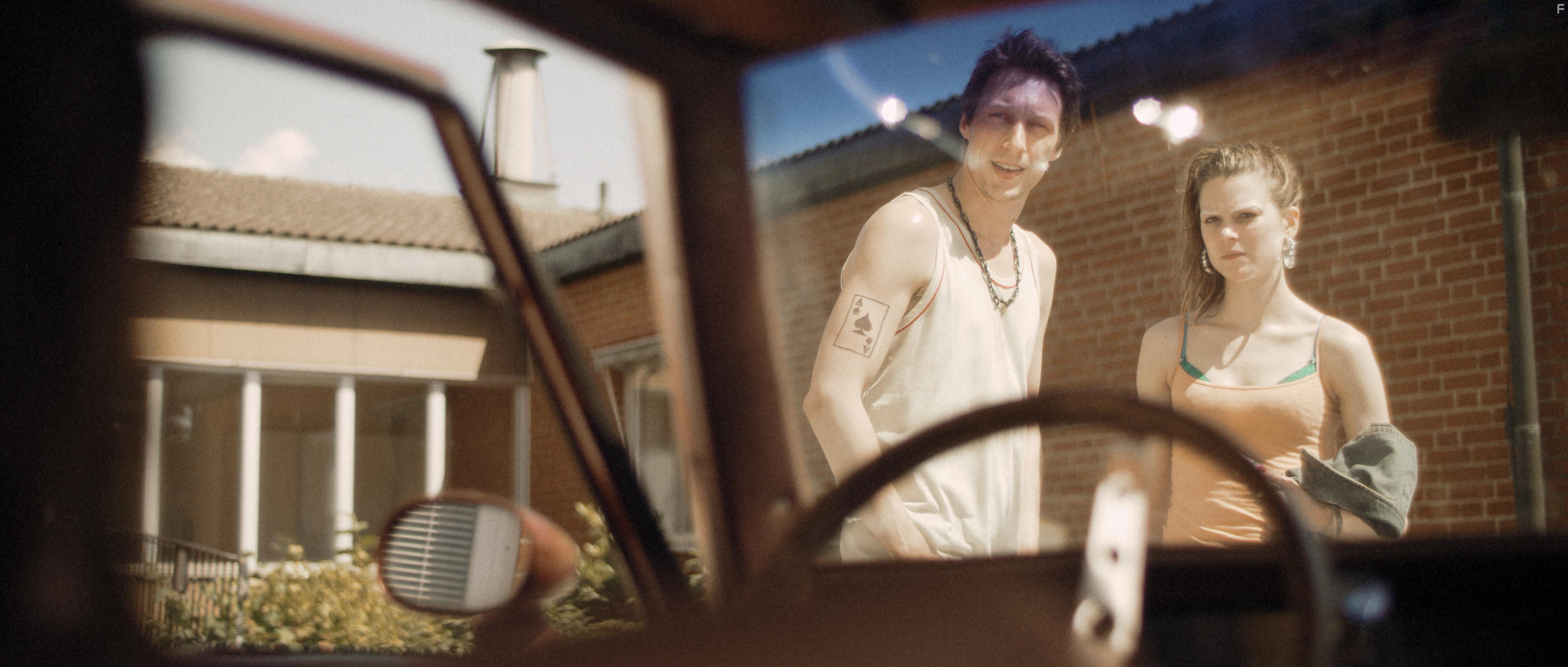 Simon J. Berger and Karin Franz Krlof in Trdgrdsgatan (2017)