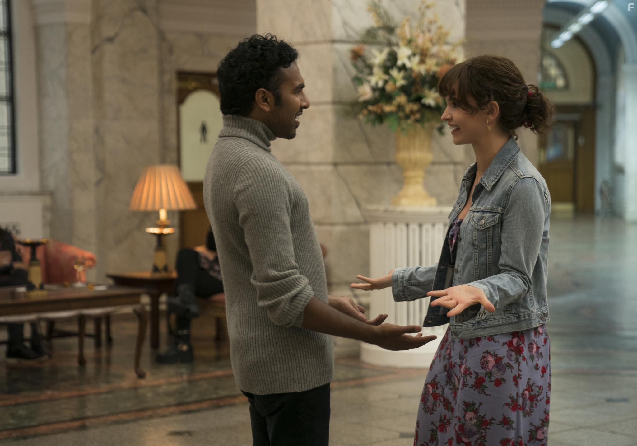 Himesh Patel and Lily James in Yesterday (2019)