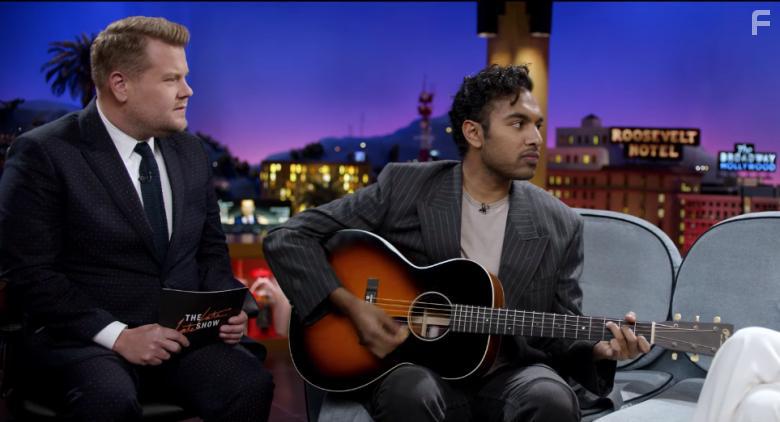 James Corden and Himesh Patel in Yesterday (2019)