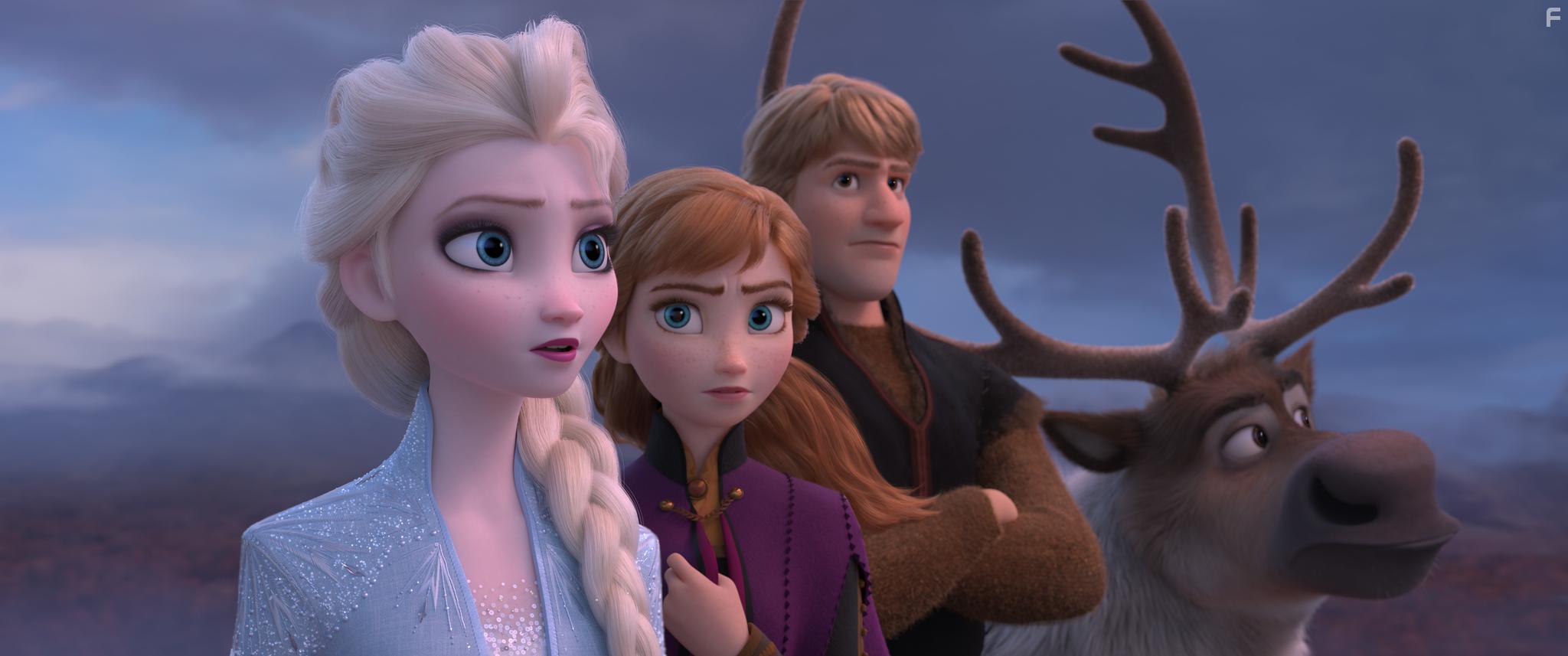 Kristen Bell, Idina Menzel, and Jonathan Groff in Frozen II (2019)