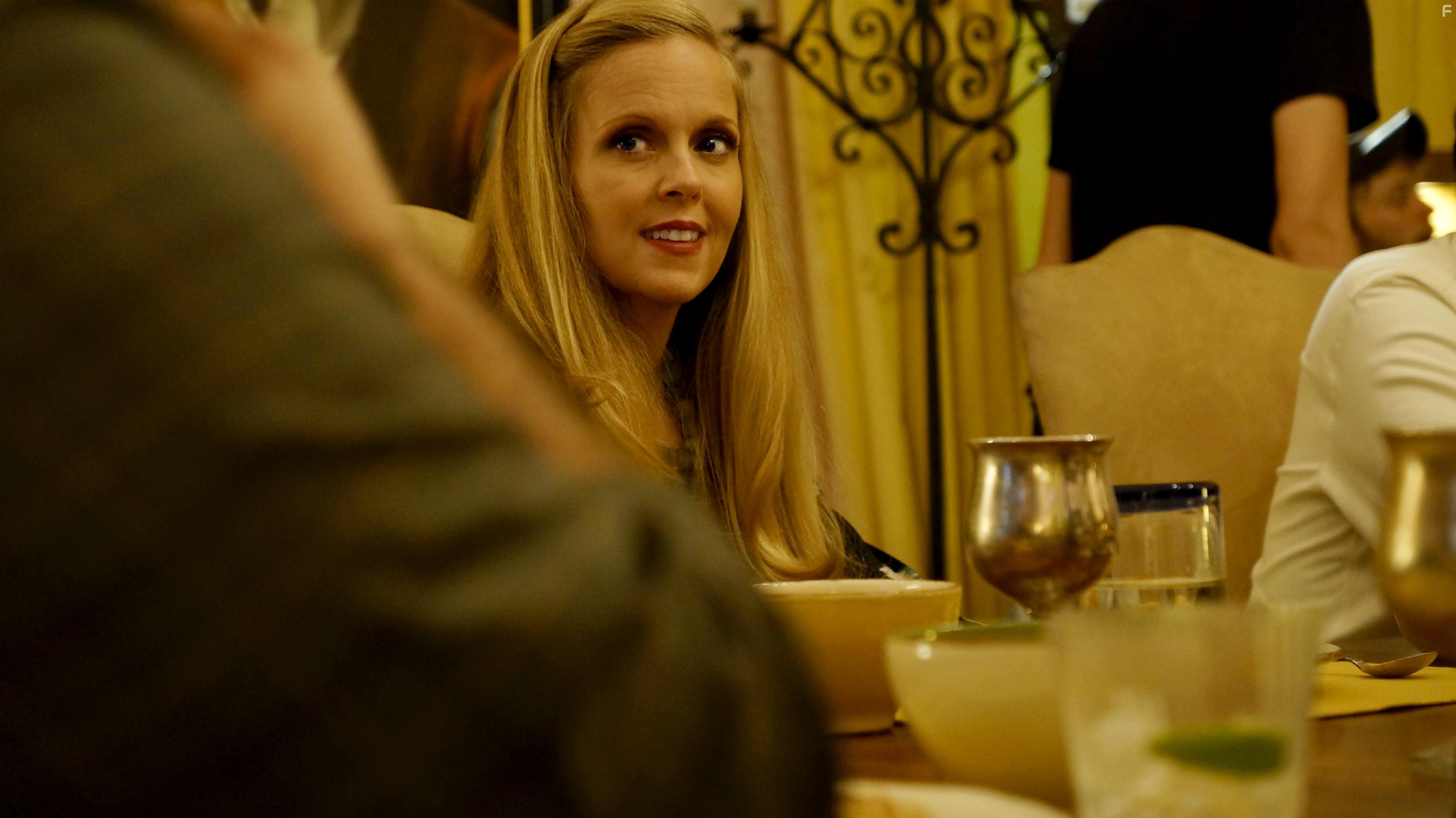 Beth Shea on the set of This Side of the Dirt