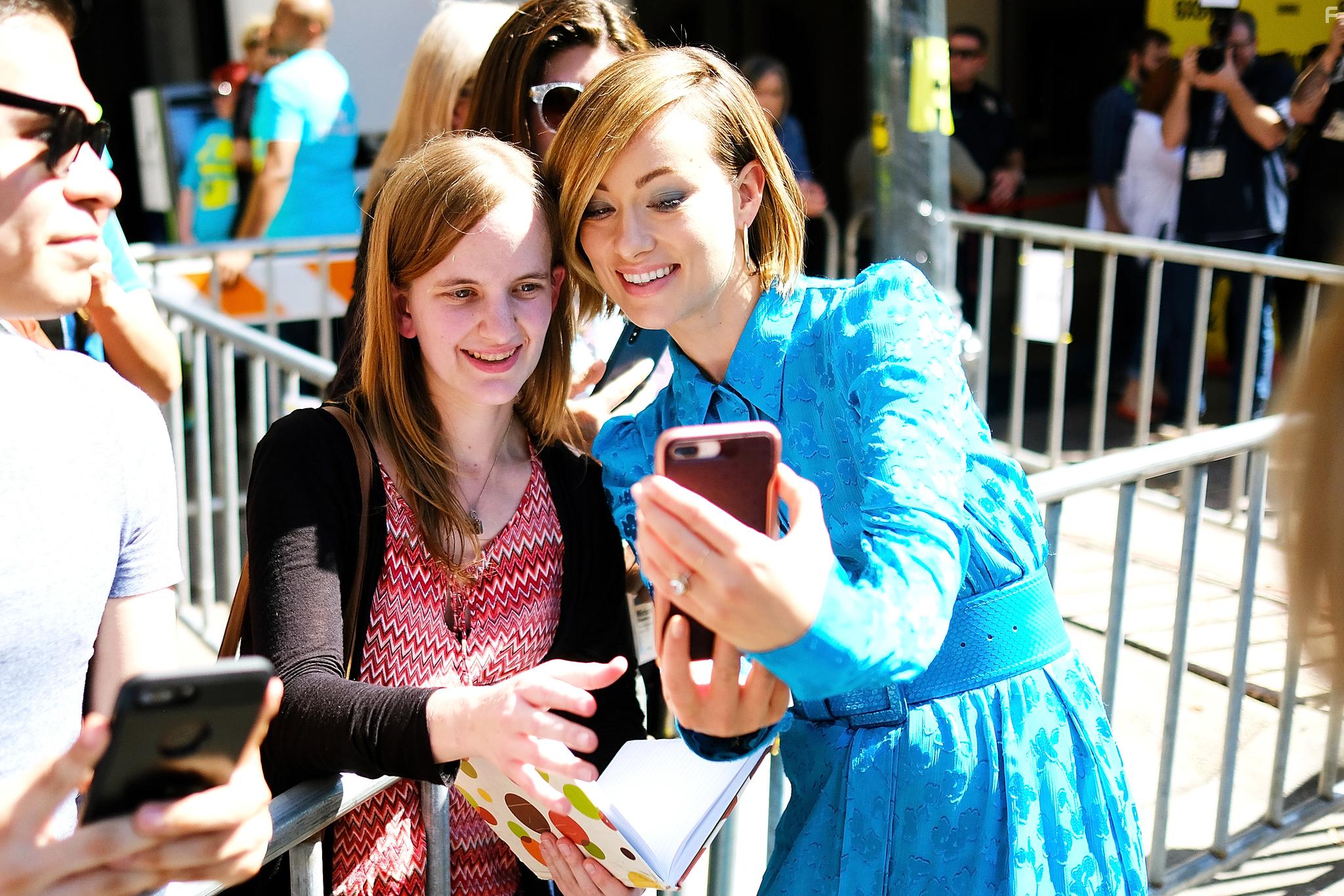 Olivia Wilde at an event for A Vigilante (2018)