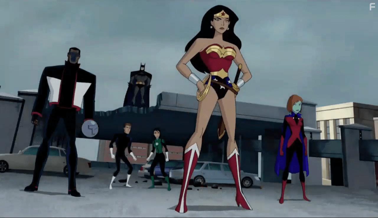 Kevin Conroy, Susan Eisenberg, Kevin Michael Richardson, Elyes Gabel, Daniela Bobadilla, and Diane Guerrero in Justice League vs. the Fatal Five (2019)