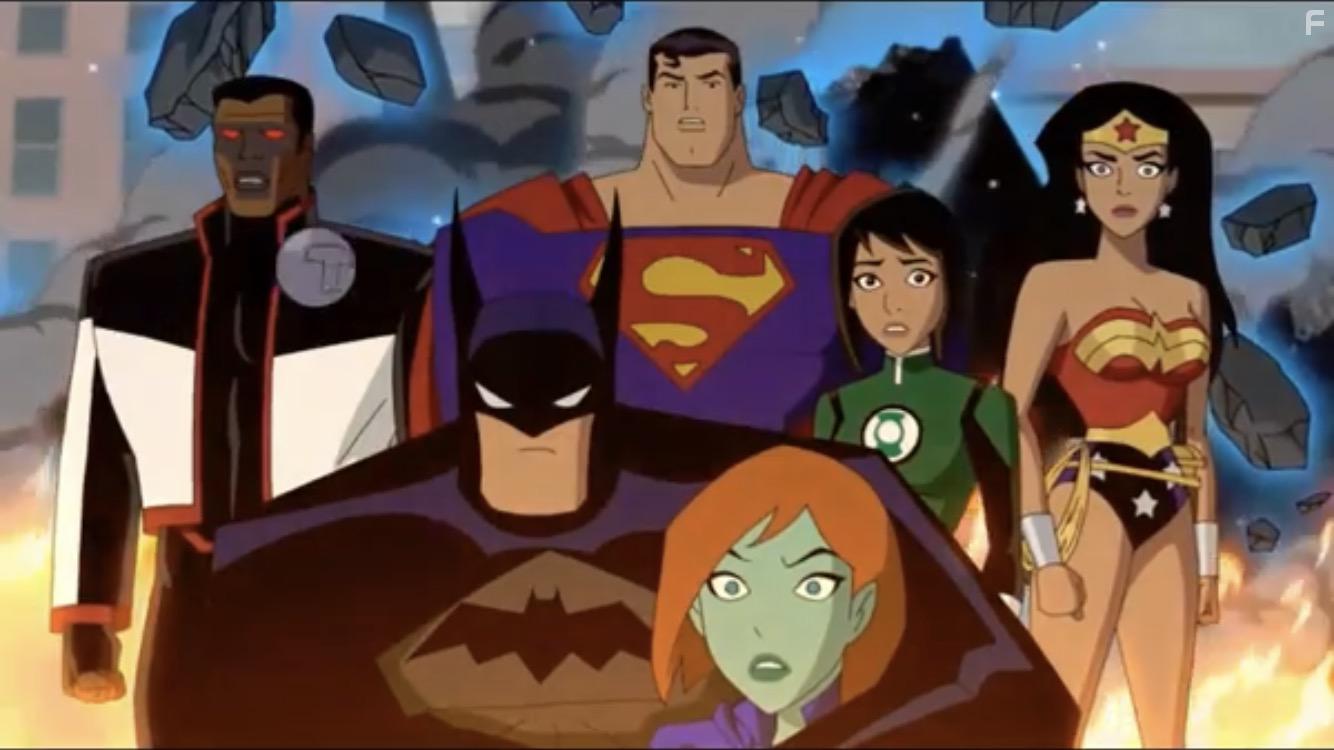 Kevin Conroy, Susan Eisenberg, George Newbern, Kevin Michael Richardson, Daniela Bobadilla, and Diane Guerrero in Justice League vs. the Fatal Five (2019)