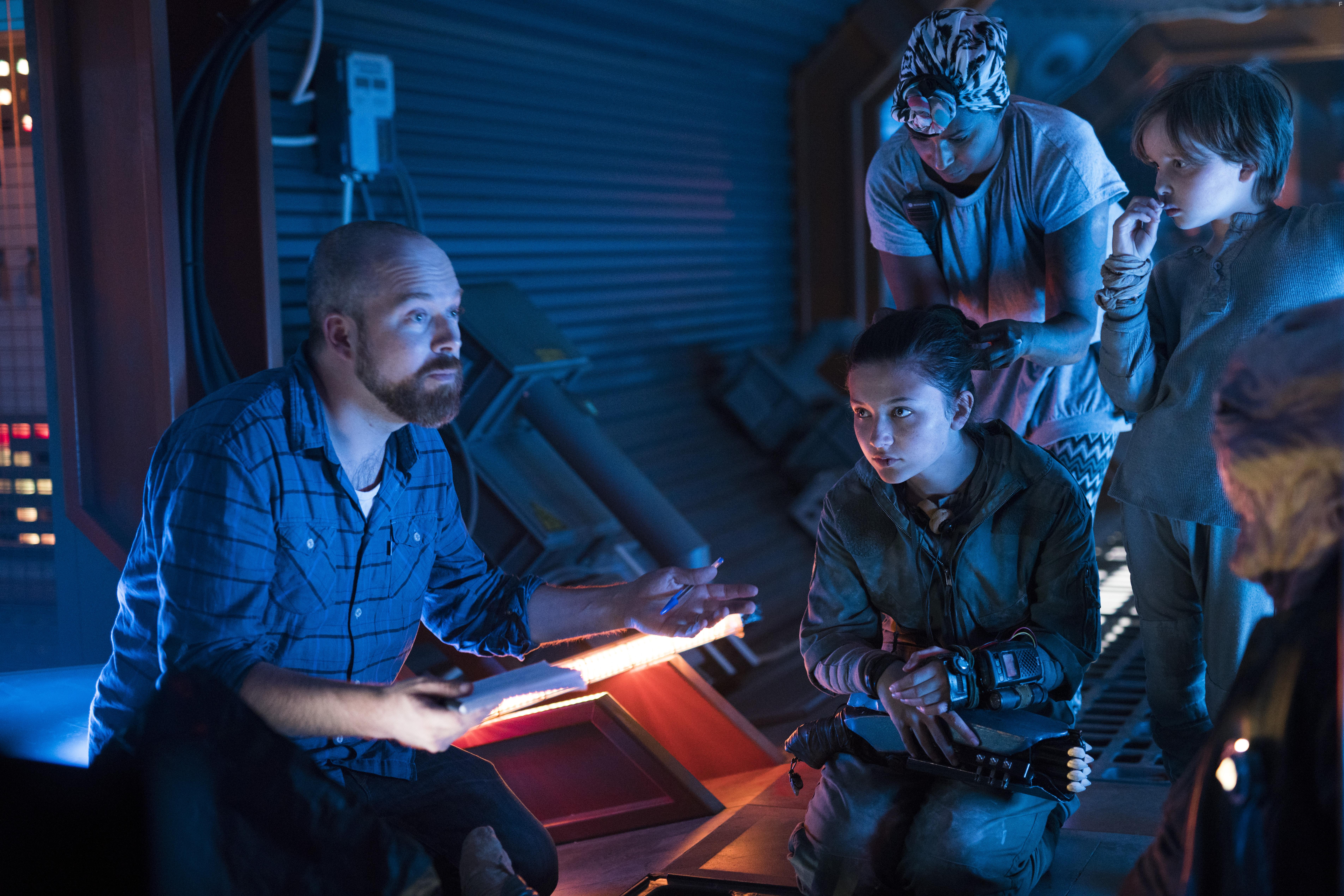 Ted Kjellsson, Henrik Sthl, Ella Rae Rappaport, and Dante Fleischanderl in Ensamma i rymden (2018)