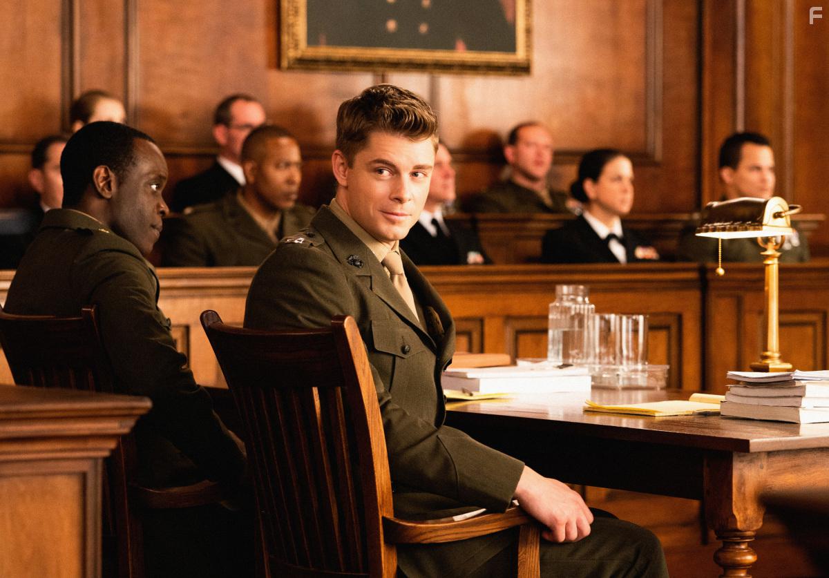 Ato Essandoh and Luke Mitchell in The Code (2019)