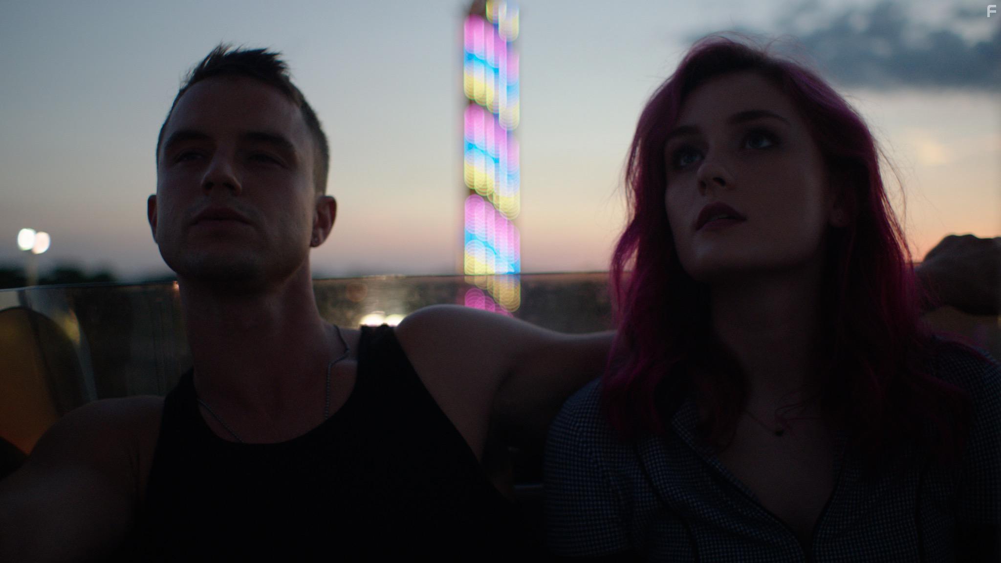 Will Brittain and Grace Victoria Cox in Savage Youth (2018)