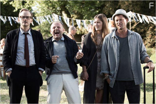 Til Schweiger, Samuel Finzi, Milan Peschel, and Lilli Schweiger in Klassentreffen 1.0 (2018)