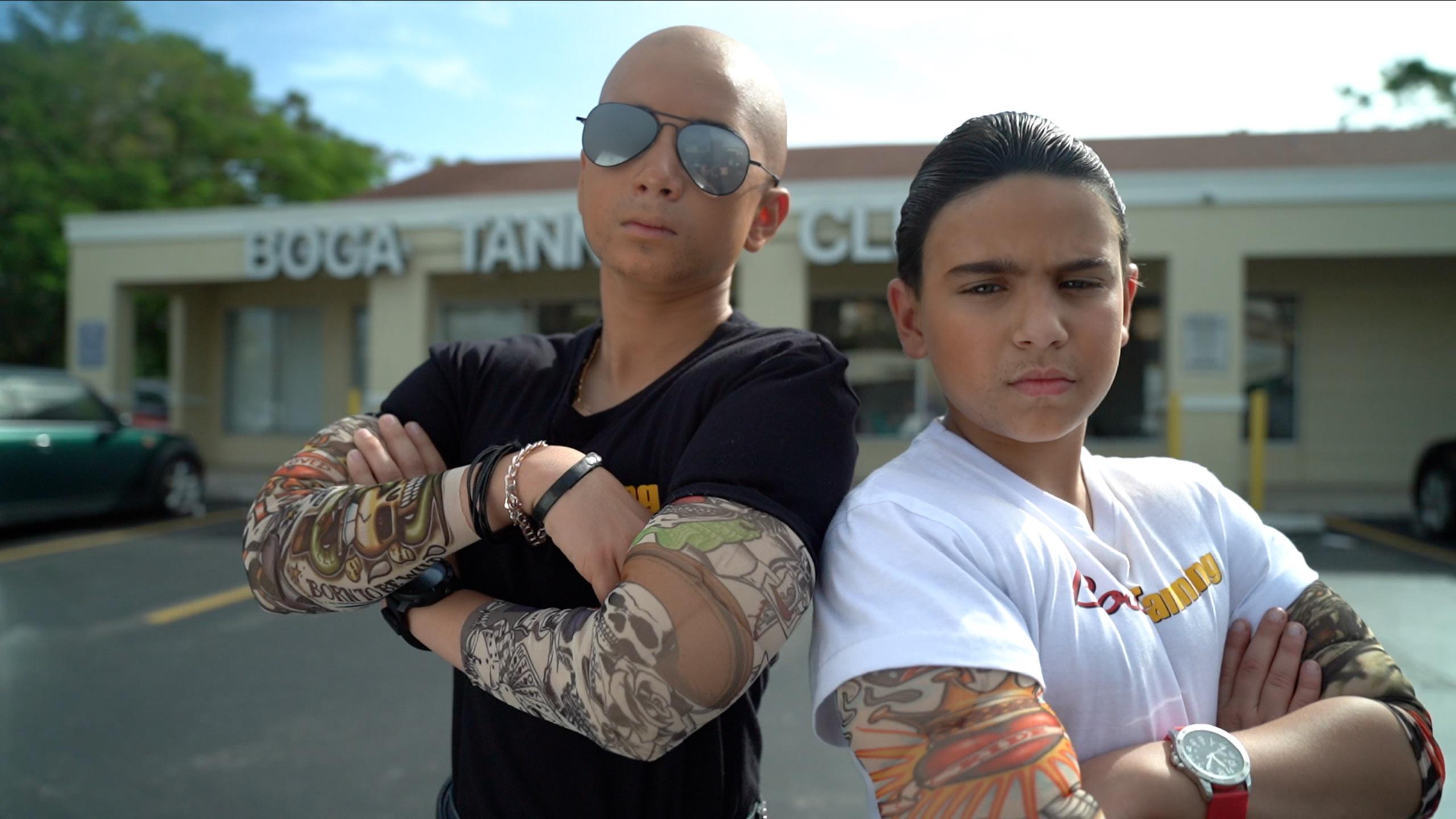 Jonathan Blanco and Nicholas Ryan Hernandez in Screwball (2018)