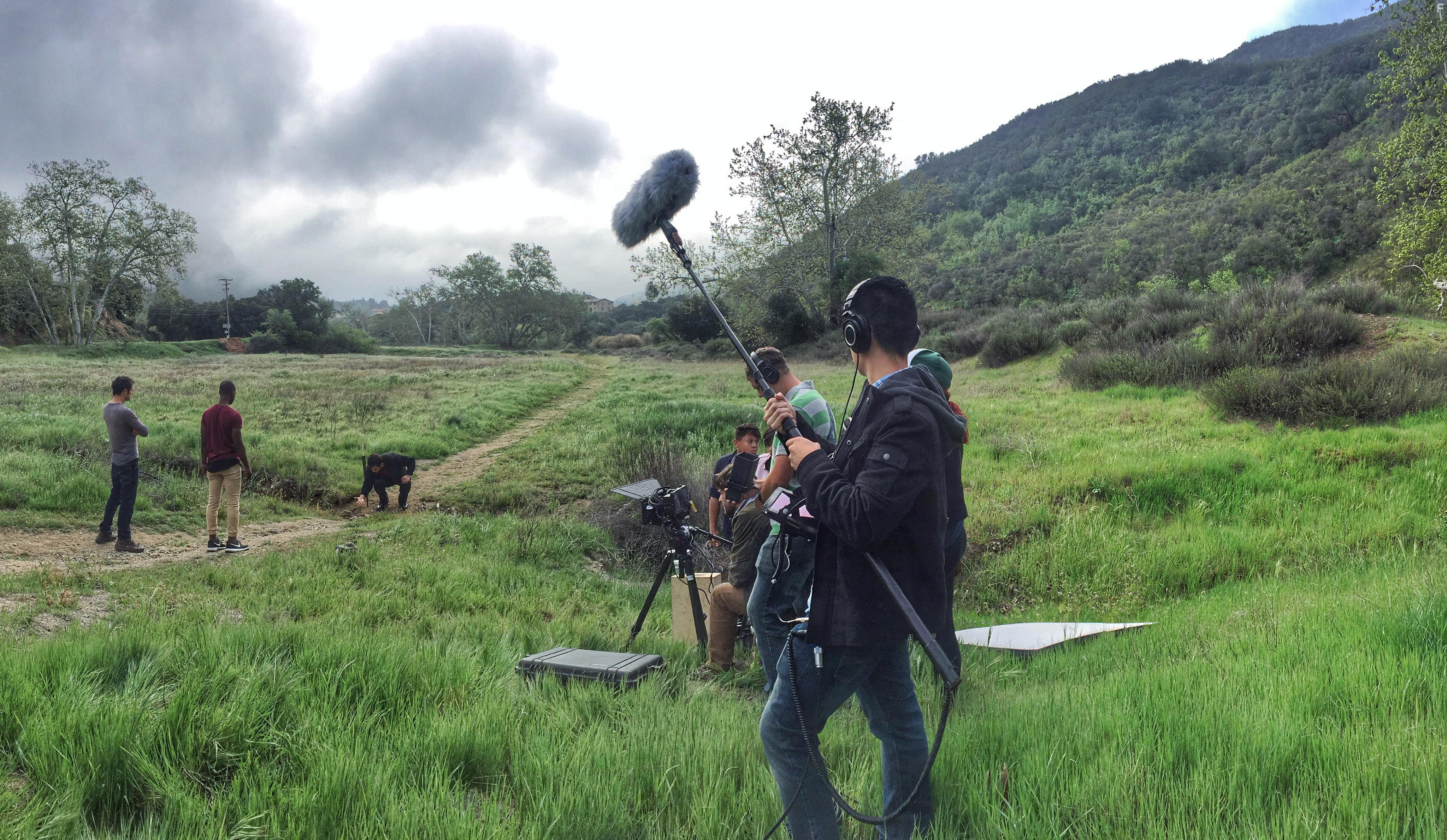 Dean Satriano, Benny Briseo, Levin Garbisch, and Esmond Fountain in I Shall Never Return (2017)