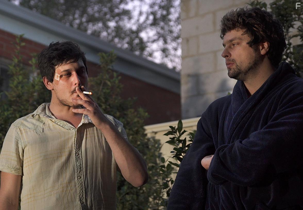 Steven J. Mihaljevich and Caleb Galati in The Misguided (2018)