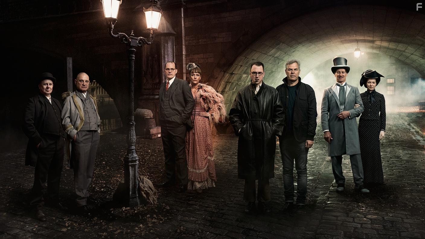 "Dreigroschenfilm" Joachim Krl, Christian Redl, Godehard Giese, Claudia Michelsen, Lars Eidinger, Joachim Lang, Tobias Moretti, Hannah Herzsprung