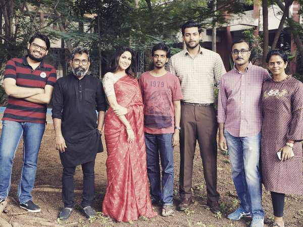 Aditi Rao Hydari, Lavanya Tripathi, Varun Tej, and Sankalp Reddy in Antariksham 9000 kmph (2018)