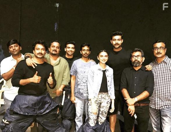 Aditi Rao Hydari, Varun Tej, and Sankalp Reddy at an event for Antariksham 9000 kmph (2018)