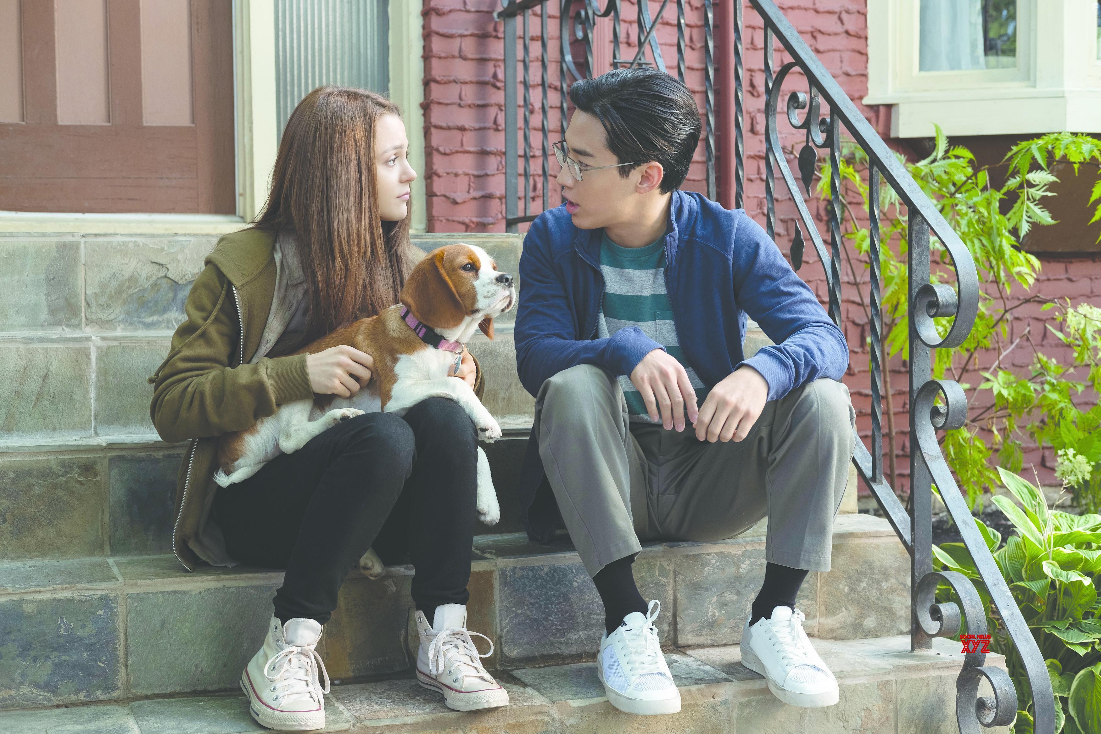 Kathryn Prescott and Henry Lau in A Dog's Journey (2019)