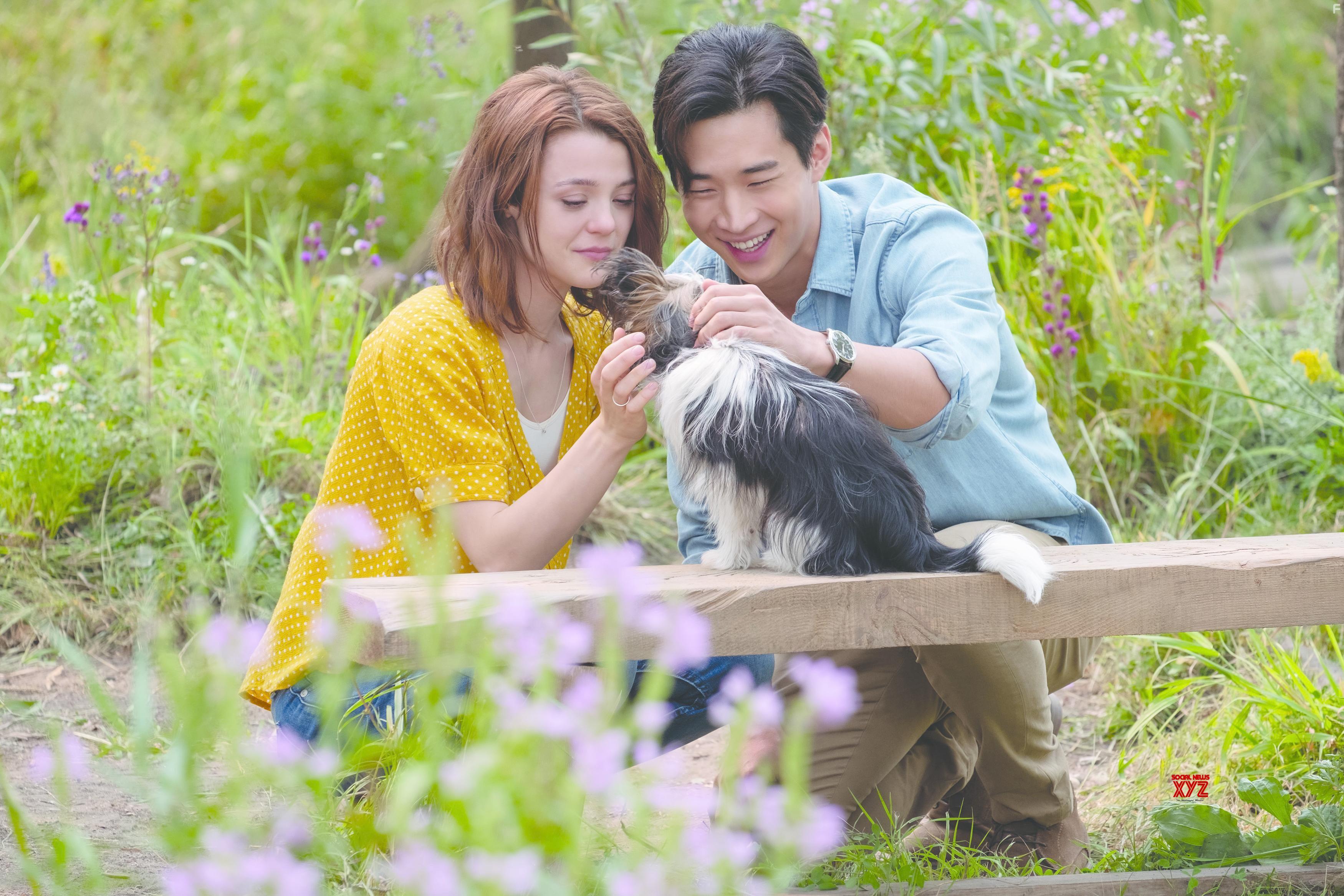 Kathryn Prescott and Henry Lau in A Dog's Journey (2019)