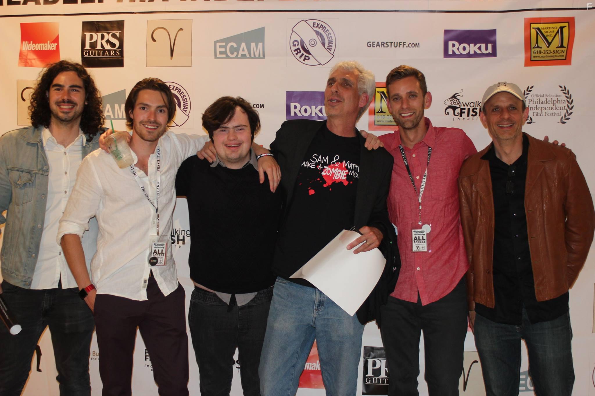 Tyler Schnabel, David Lee Hess, Sam Hanover, Sam Suchmann, Jesse Suchmann, and Chris Suchmann at an event for Frazier Park Recut (2017)