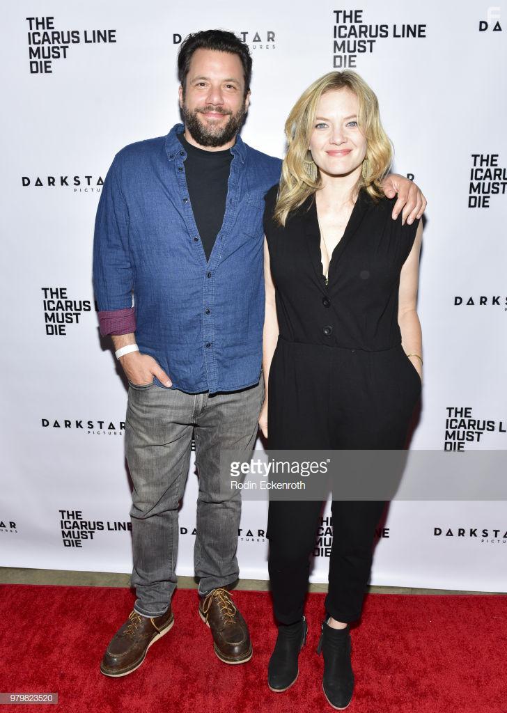 Producers Josh Crockett and Kristin Slaysman attend Dark Star Pictures' 'The Icarus Line Must Die' Los Angeles premiere at the Regent Theater on June 20, 2018 in Los Angeles, California.