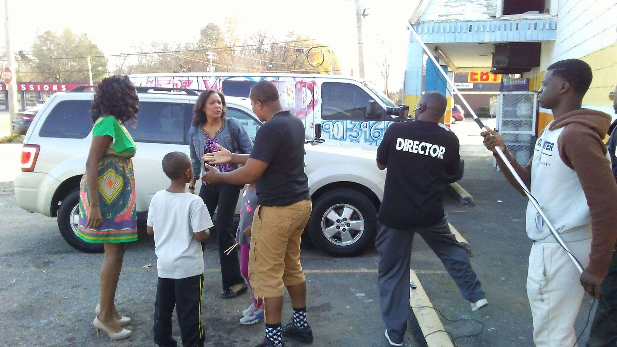 A. Michelle Harleston and Chasity Nicole in Ease the Pain (2017)