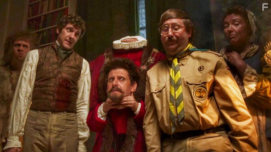Jim Howick, Katy Wix, Mathew Baynton, and Laurence Rickard in Ghosts (2019)