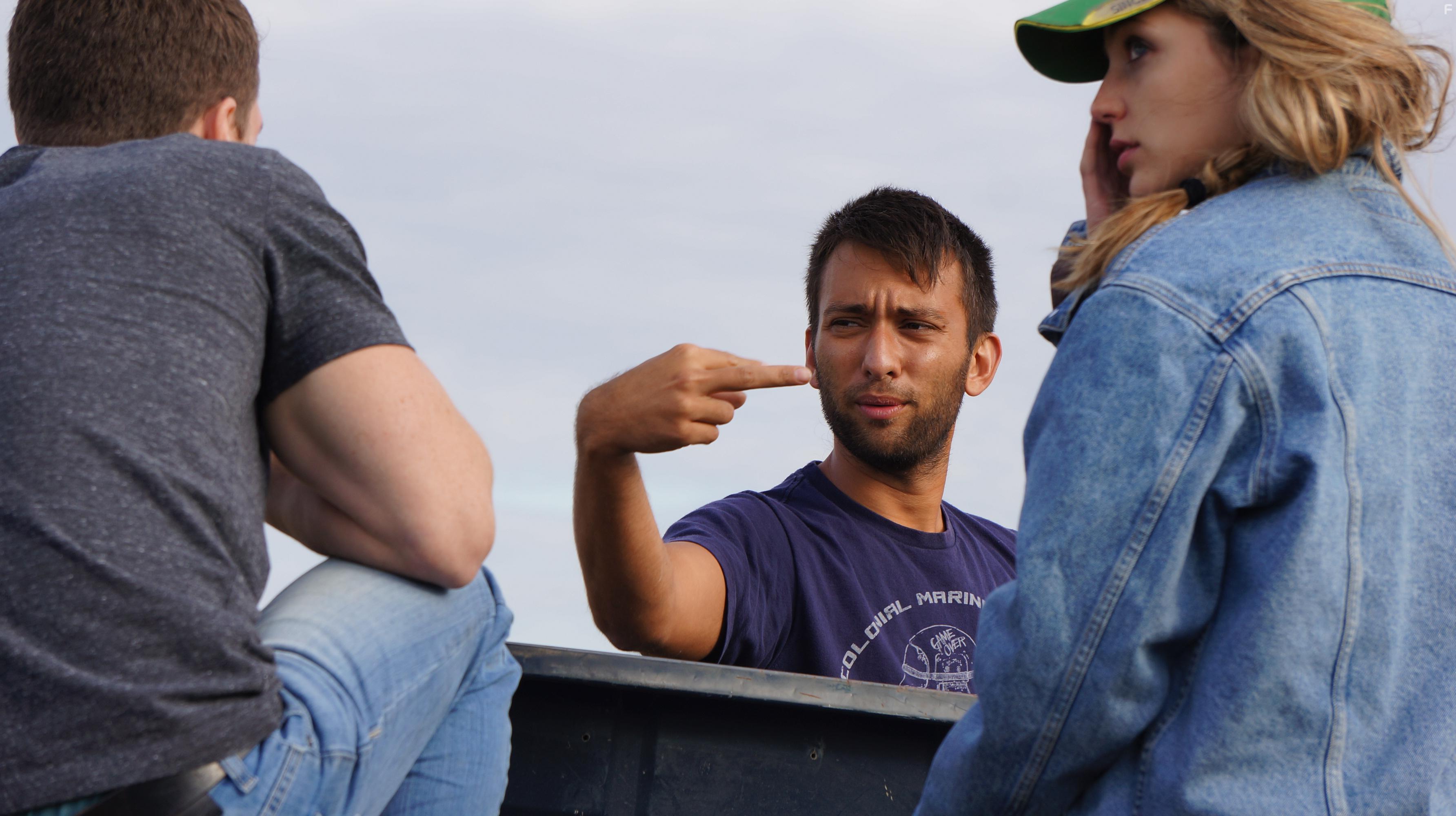 Jessica Rothe, Andrew Kightlinger, and Per in Tater Tot & Patton (2017)