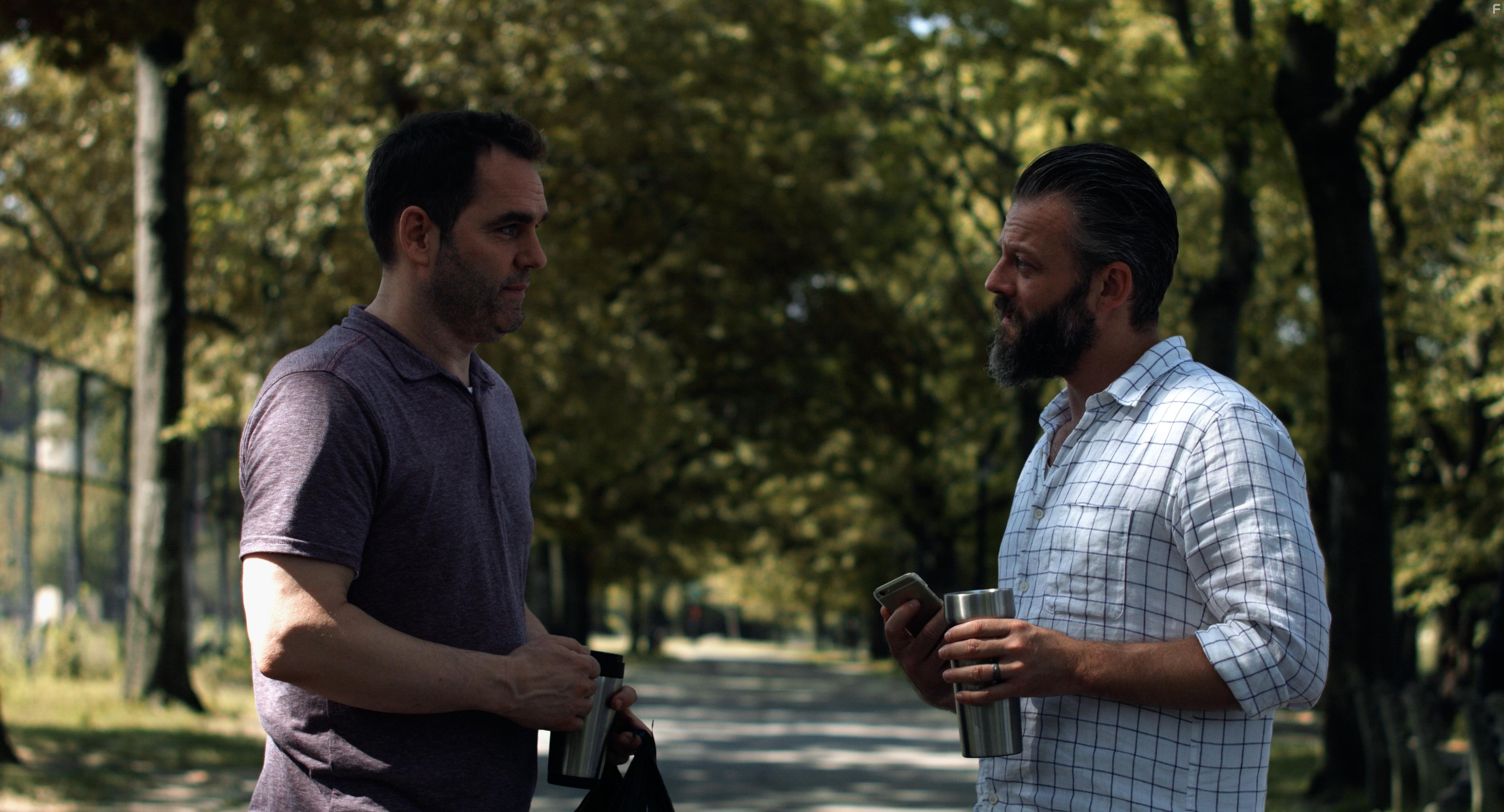 Karl Bury and Jeremy Kushnier in The Idea of Manhood (2018)