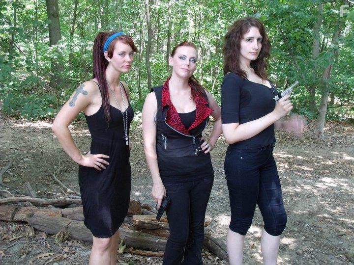 Shoshanna Hill, Julie Ann Hamolko, and Gia Z. Taylor in Daisy Derkins vs. The Bloodthirsty Beast of Barren Pines! (2019)