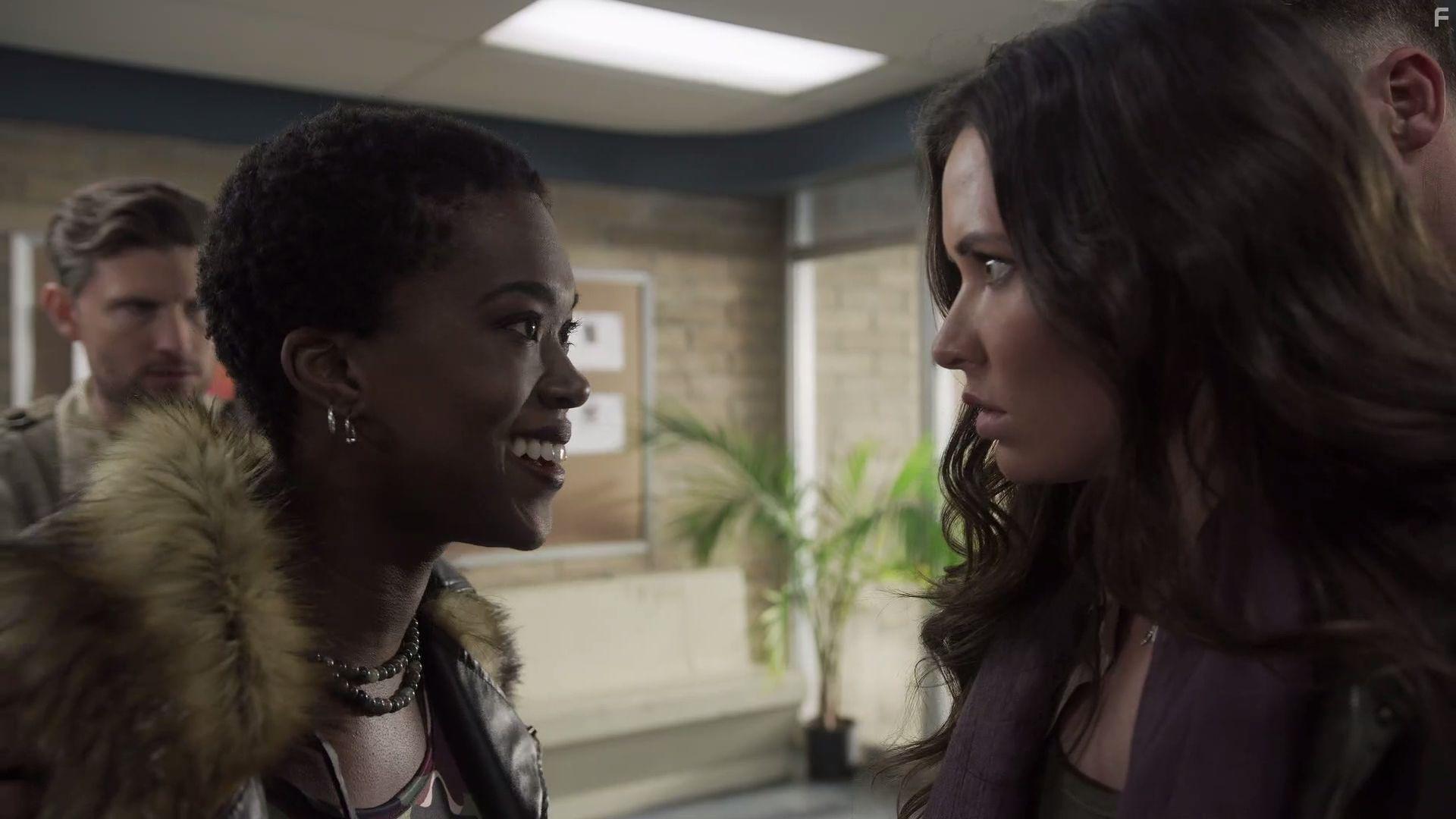 Peter Stickles, Terra Strong, and Erica Sturdefant in Zoombies 2 (2019)