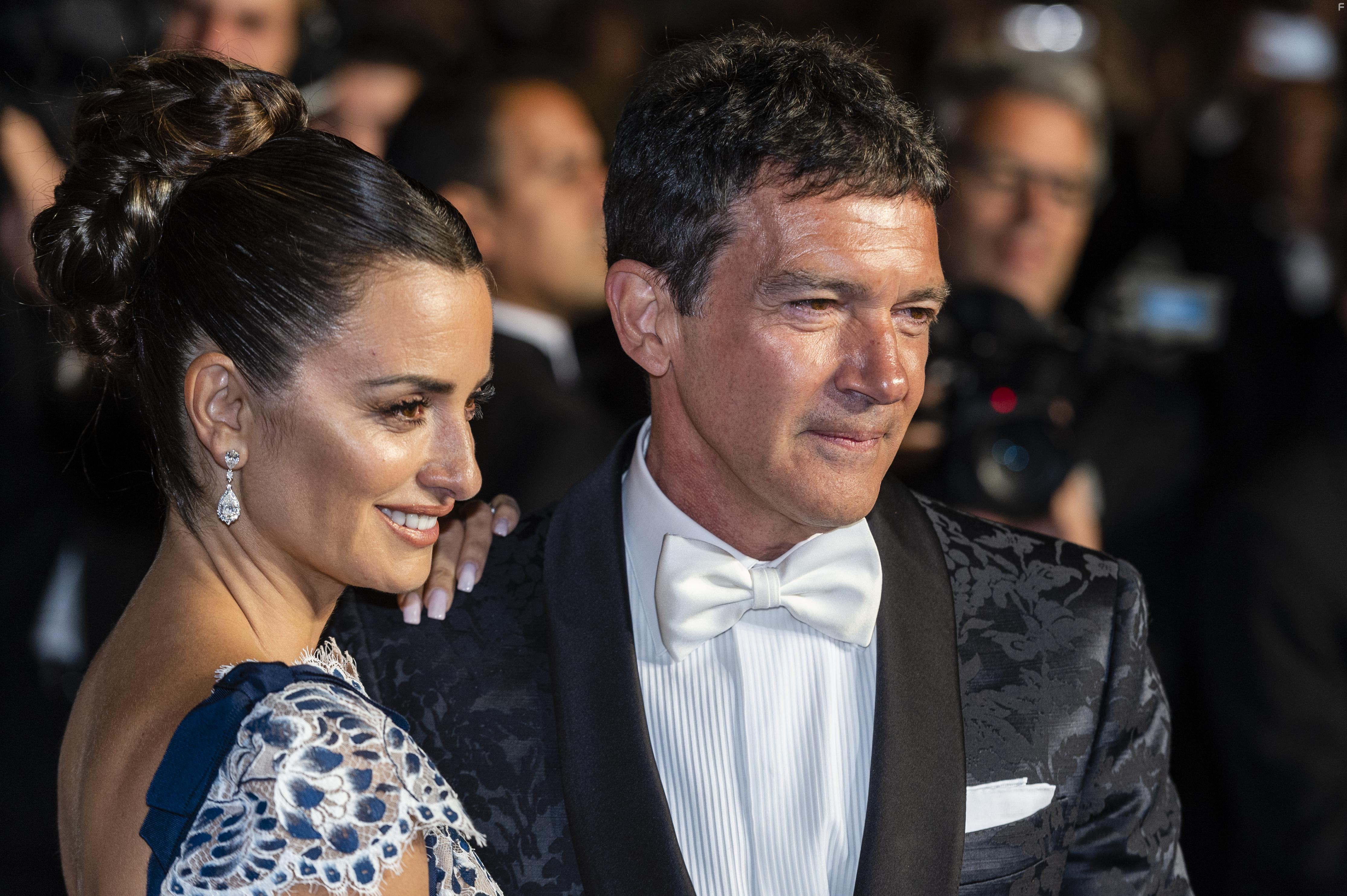 Antonio Banderas and Penlope Cruz at an event for Dolor y gloria (2019)