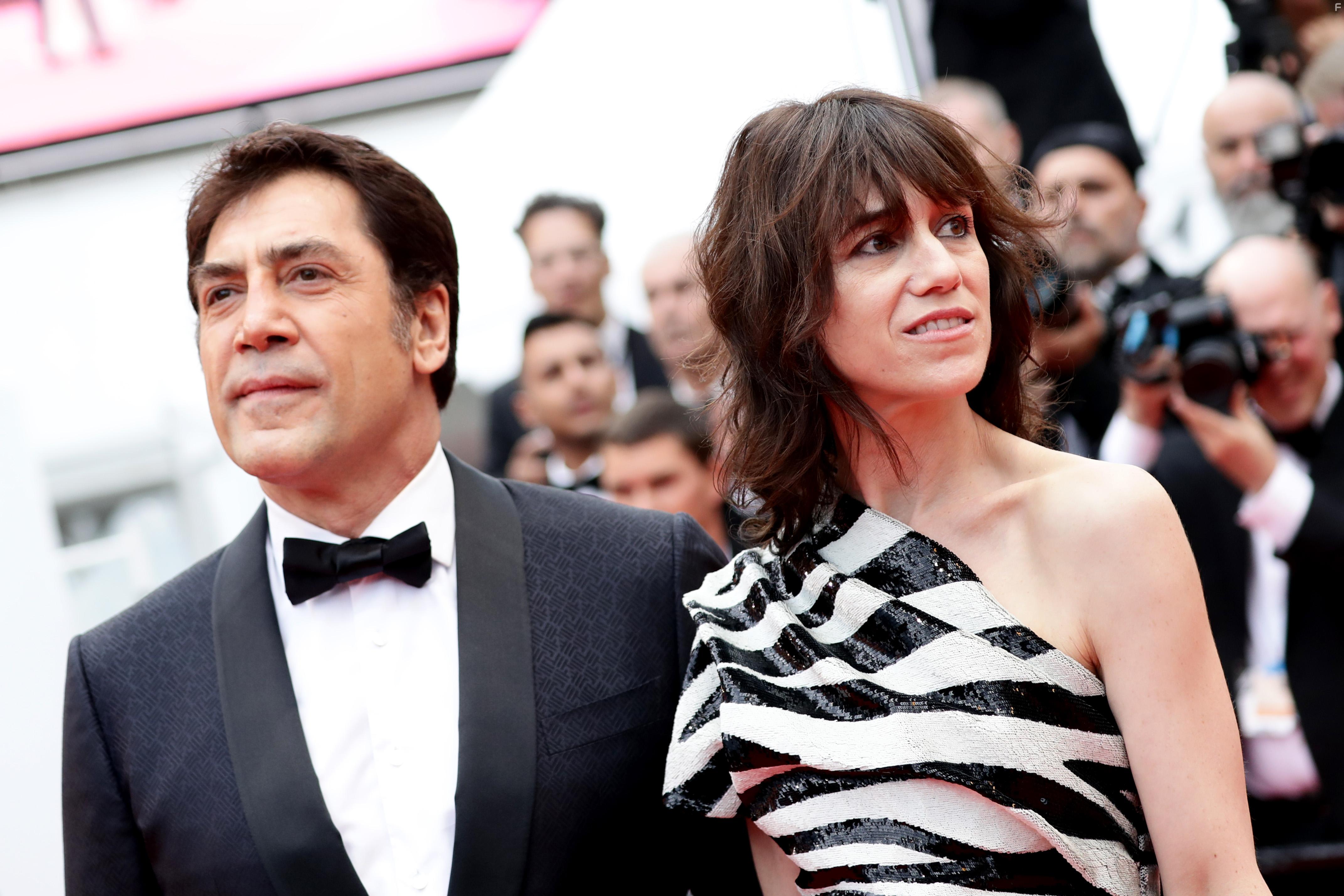 Javier Bardem and Charlotte Gainsbourg at an event for The Dead Don't Die (2019)