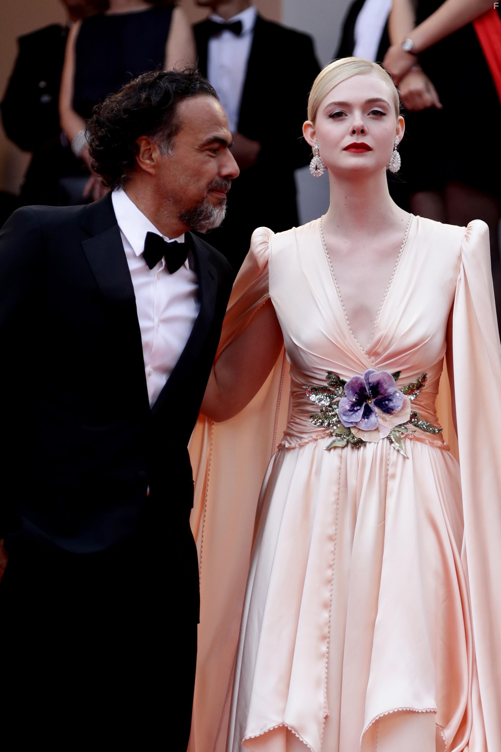 Alejandro G. Irritu and Elle Fanning at an event for The Dead Don't Die (2019)