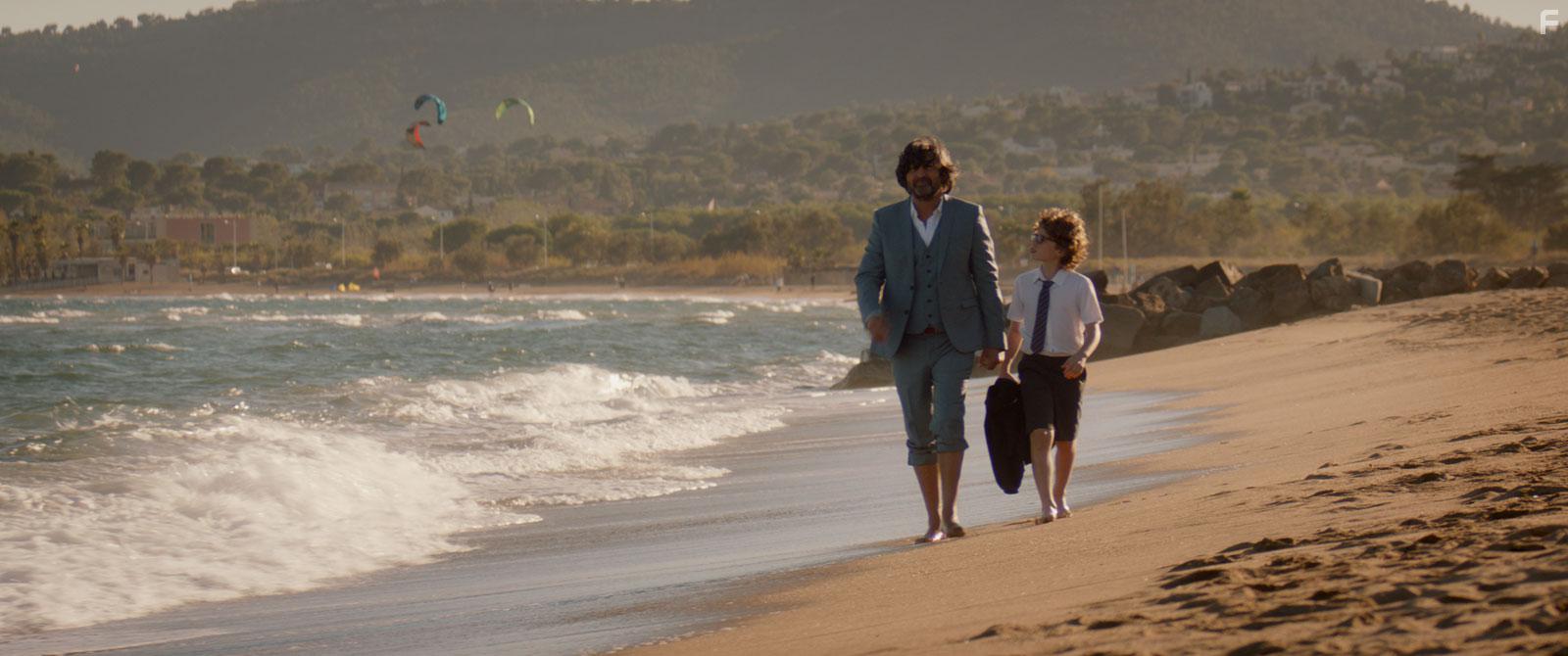 Kad Merad and Lopold Moati in Just a Gigolo (2019)