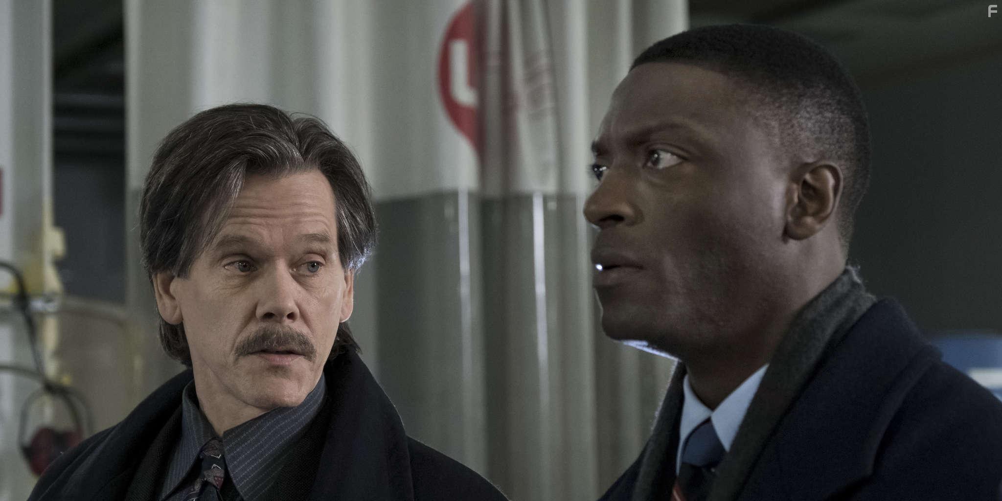Kevin Bacon and Aldis Hodge in City on a Hill (2019)