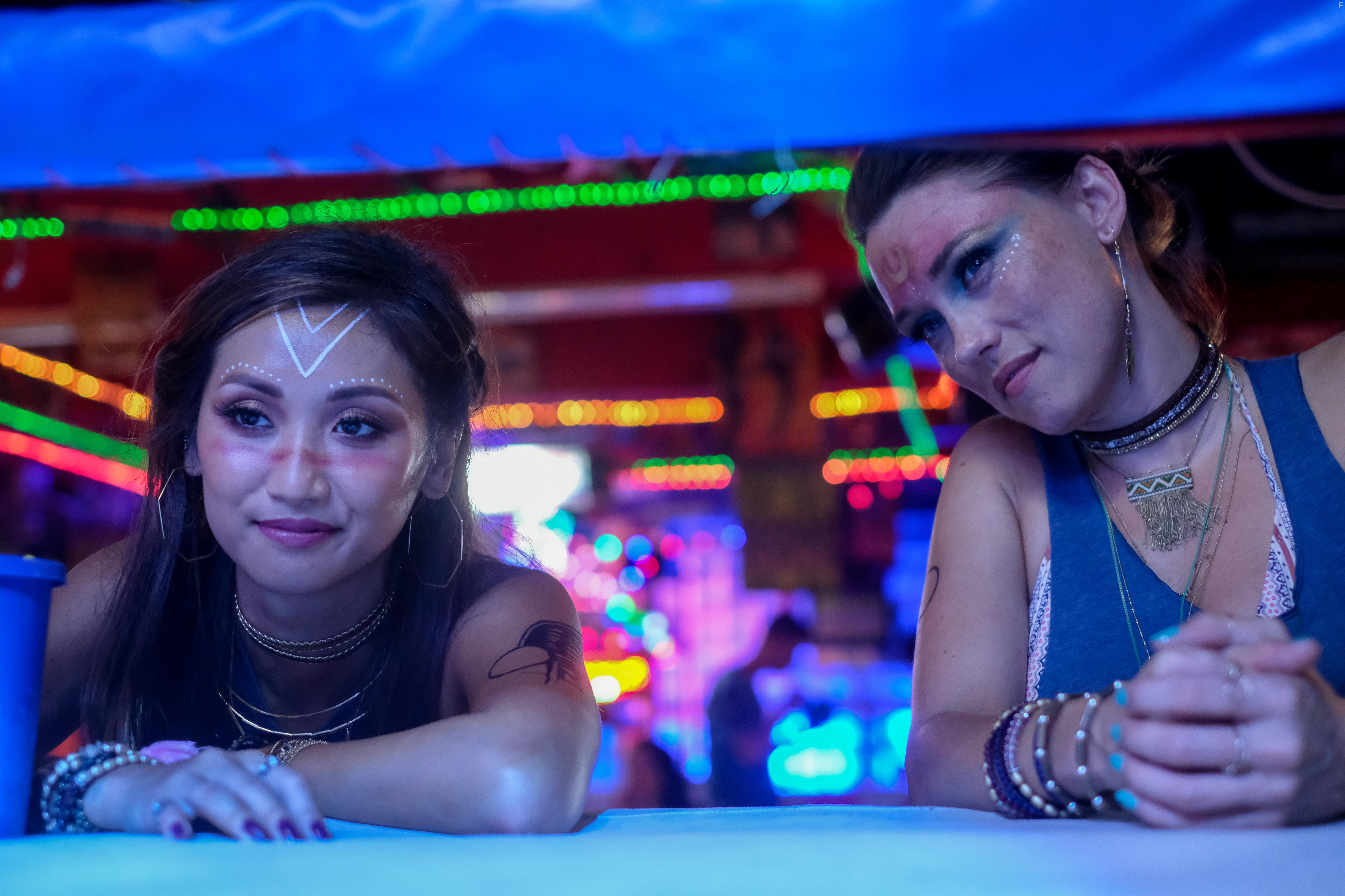 Still of Brenda Song and Clare Grant in Changeland