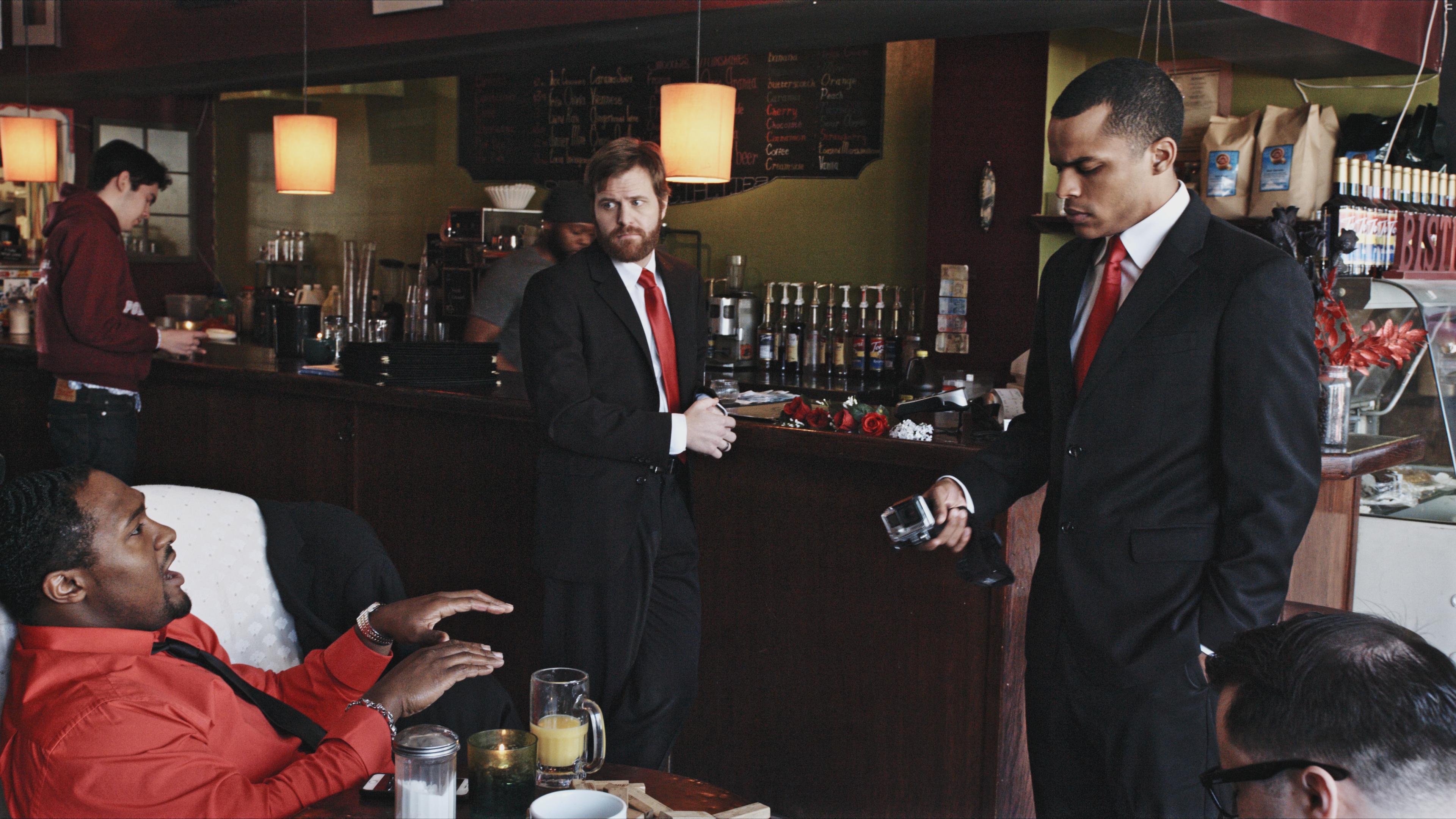 Chris Warren, Ryan Karels, and Shabazz Green in Romance in the Digital Age (2017)