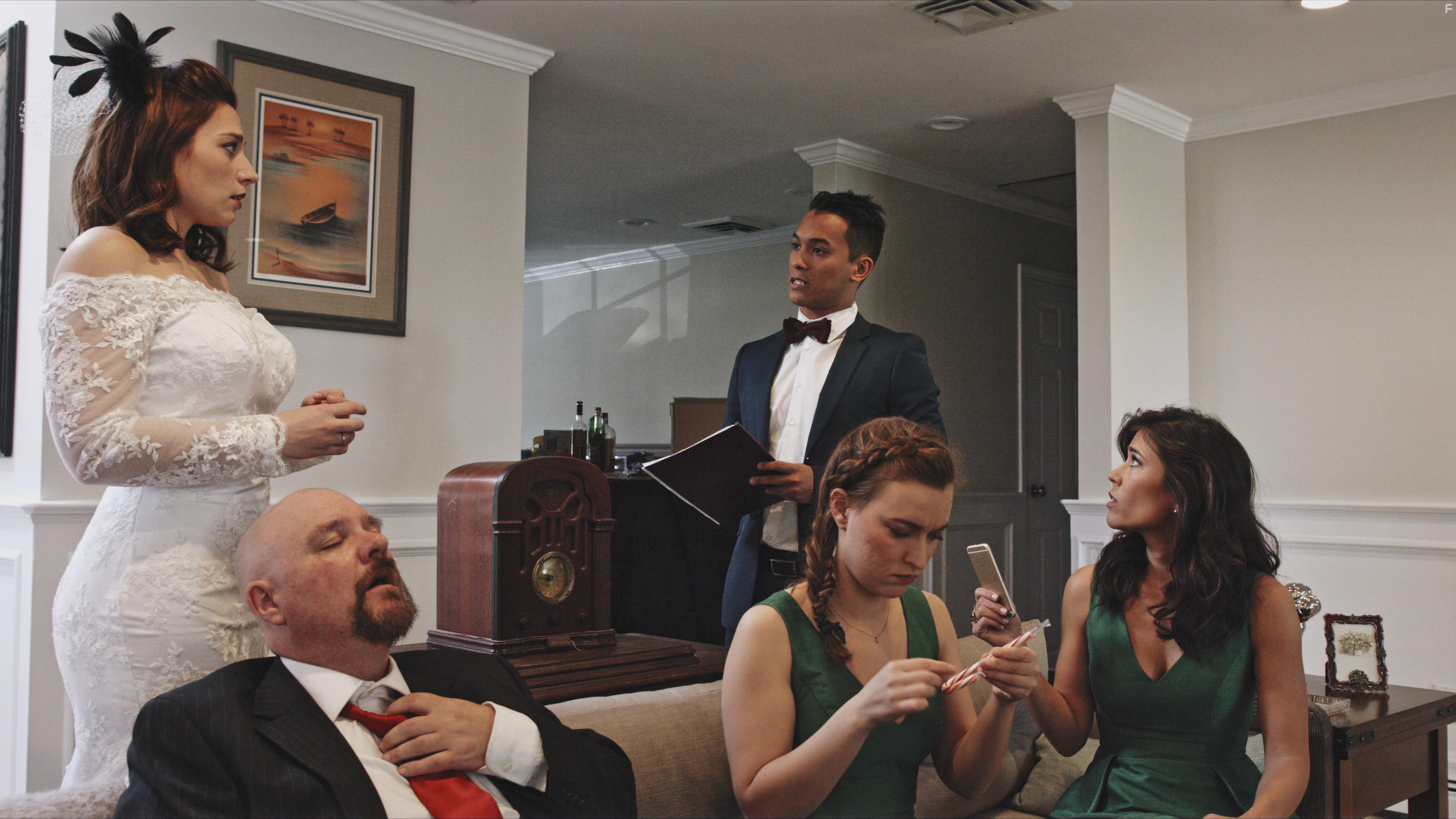 Jill Durso, Keith McMahon, Lauren Moore, Desi Domo, and Andres Quintero in Romance in the Digital Age (2017)