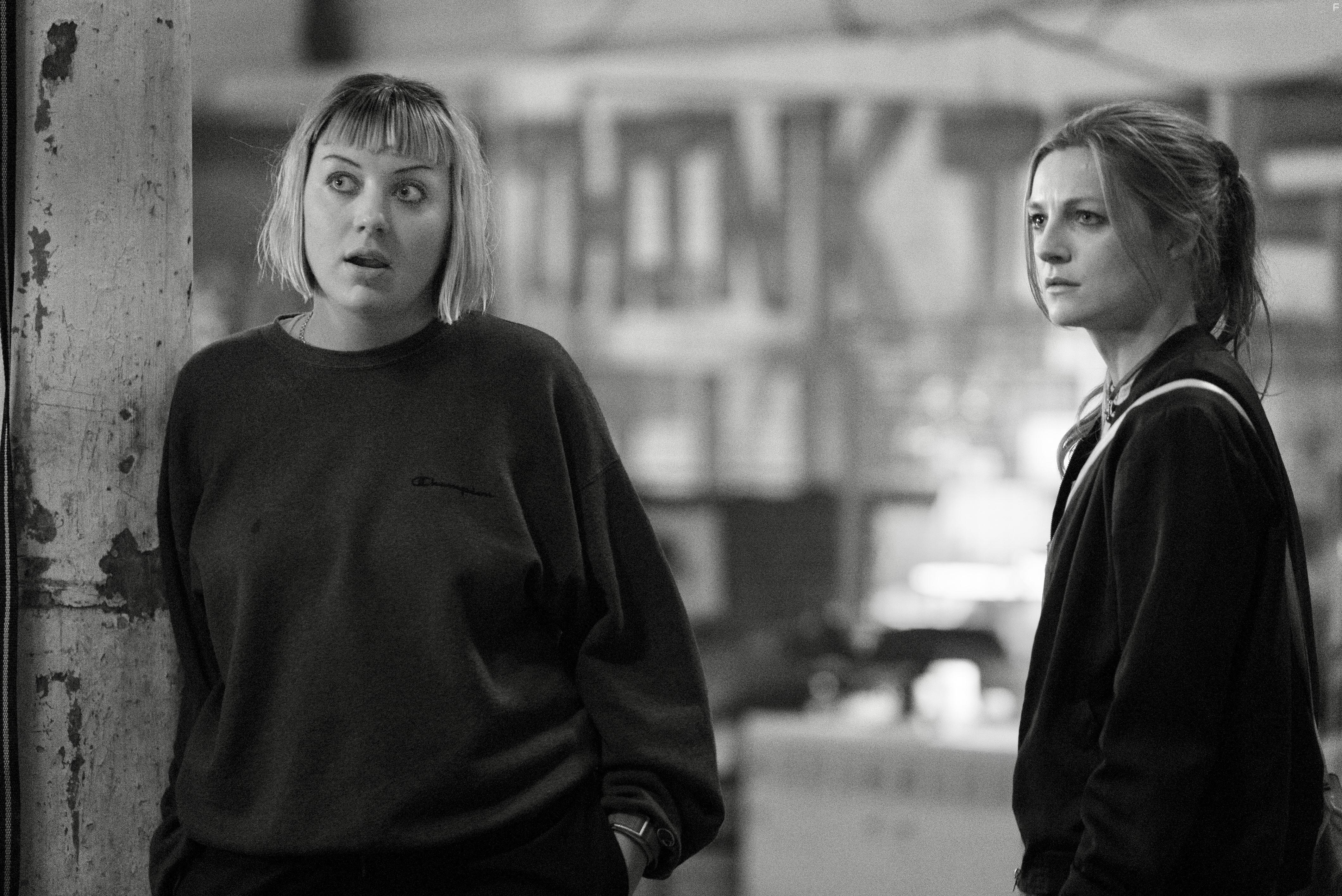Rachel Jackson and Gemma McElhinney in Beats (2019)