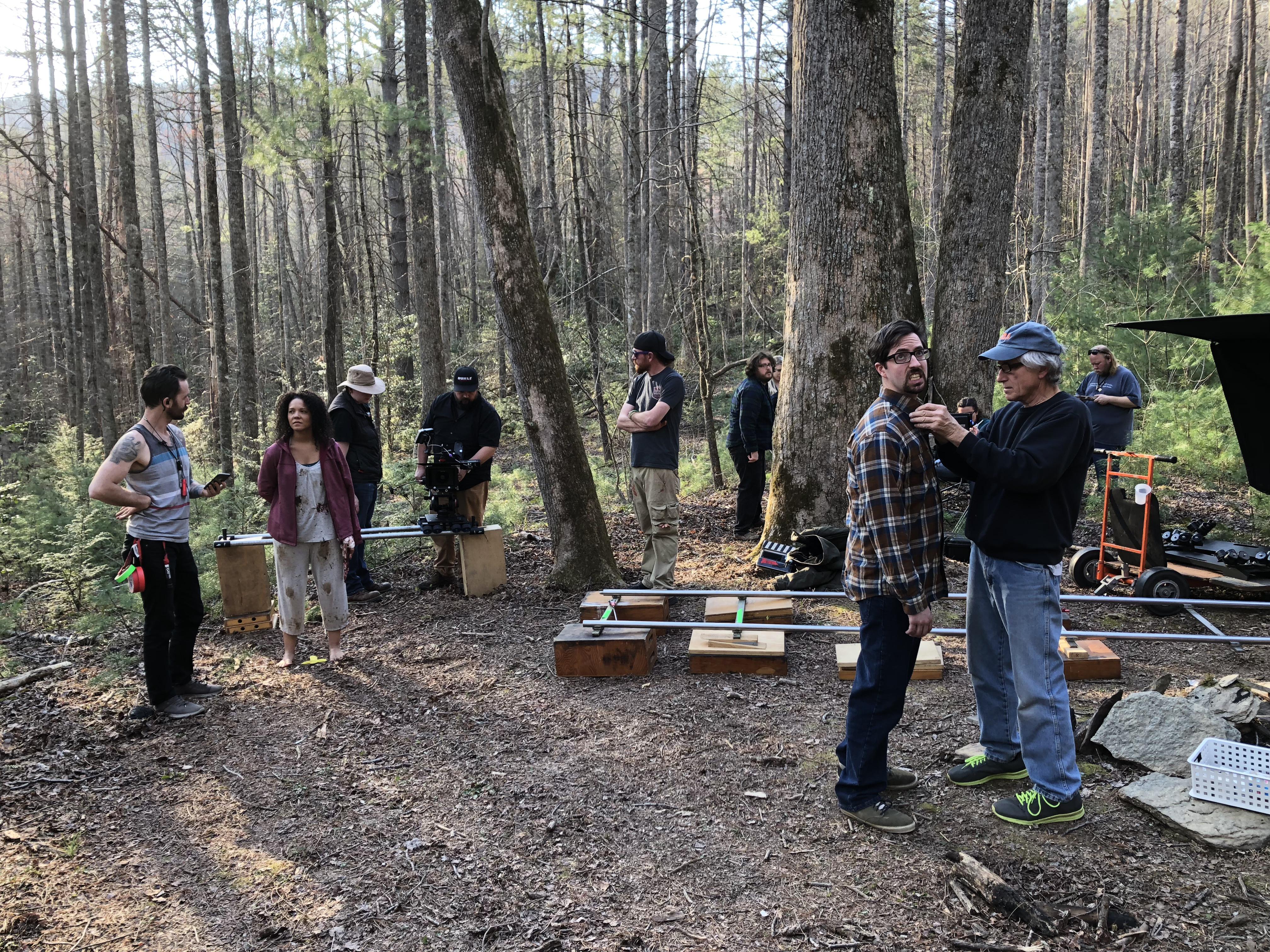 Matthew R. Zboyovski, W.S. Pivetta, Greg Hudgins, Jeff Ryan Alexander, and Melissa Kunnap in The Evil Inside Her (2019)
