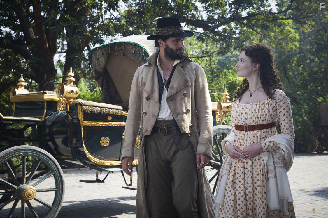 Dakota Blue Richards and Tom Bateman in Beecham House (2019)