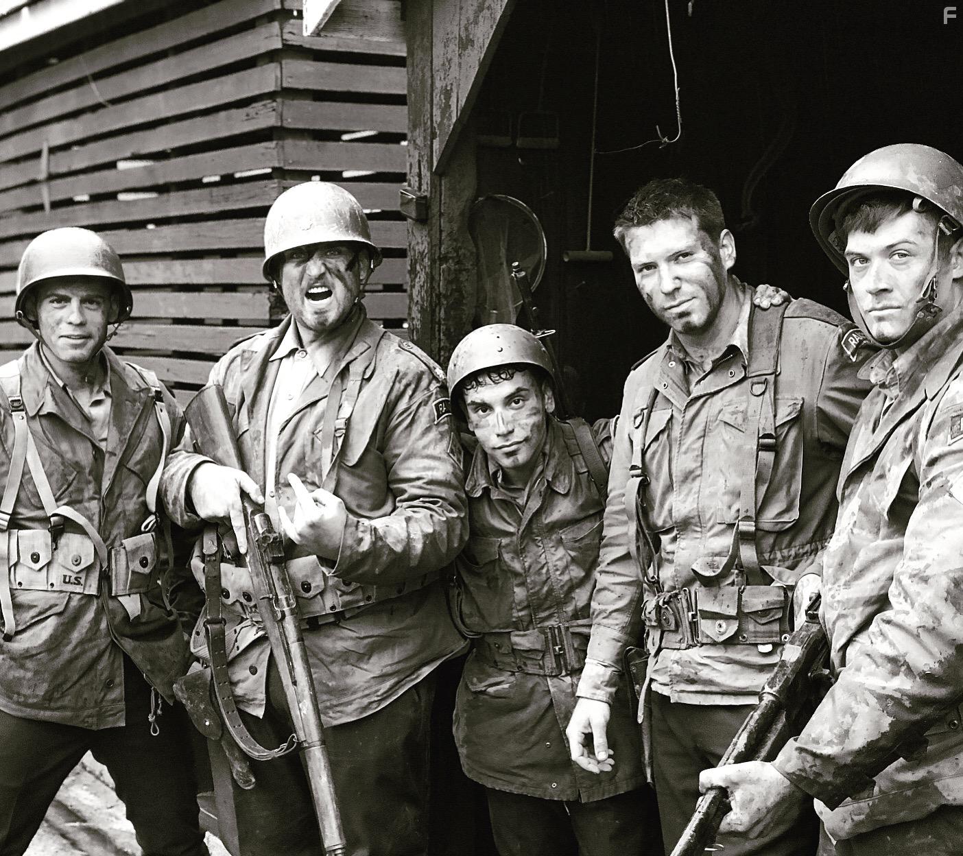 Weston Cage Coppola, Sam Gipson, Kellan Rhude, Isaac J. Cruz, and Jesse Kove in D-Day (2019)