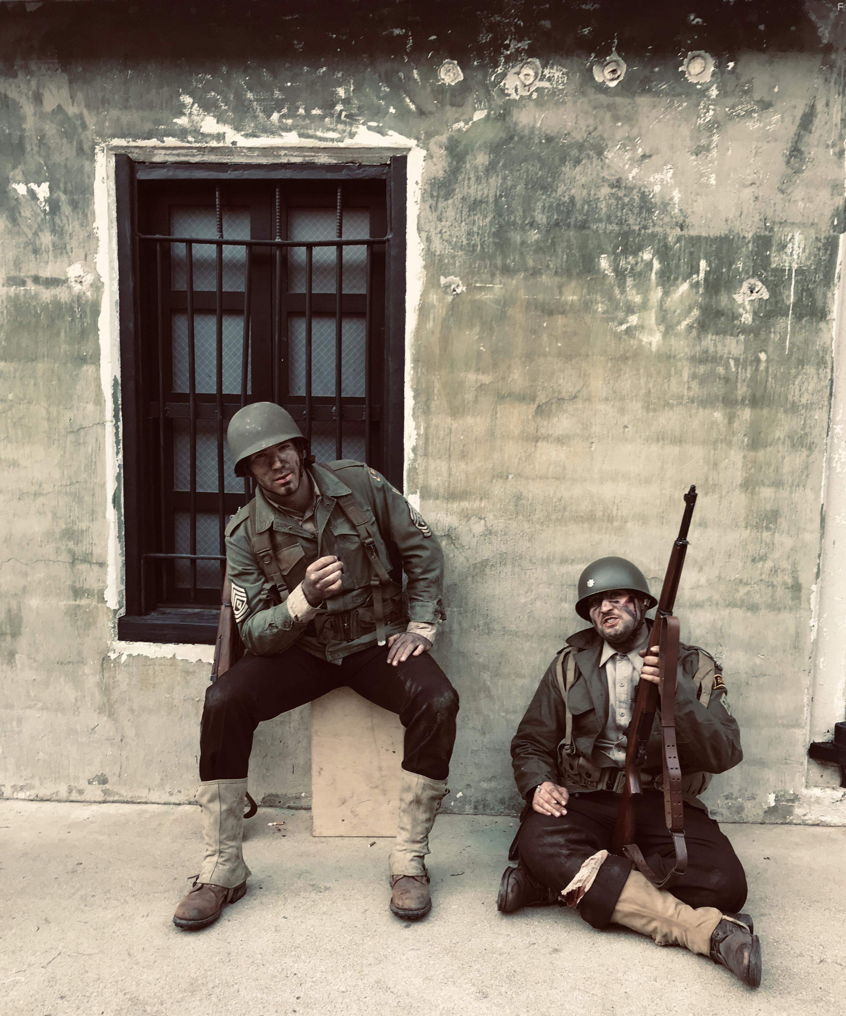 Weston Cage Coppola and Jesse Kove in D-Day (2019)