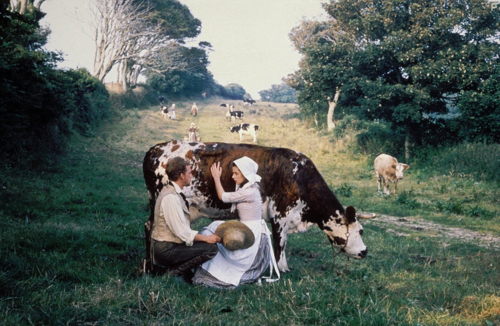 Nastassja Kinski and Peter Firth in Тэсс (1979)