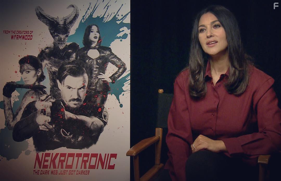 Monica Bellucci at an event for Nekrotronic (2018)