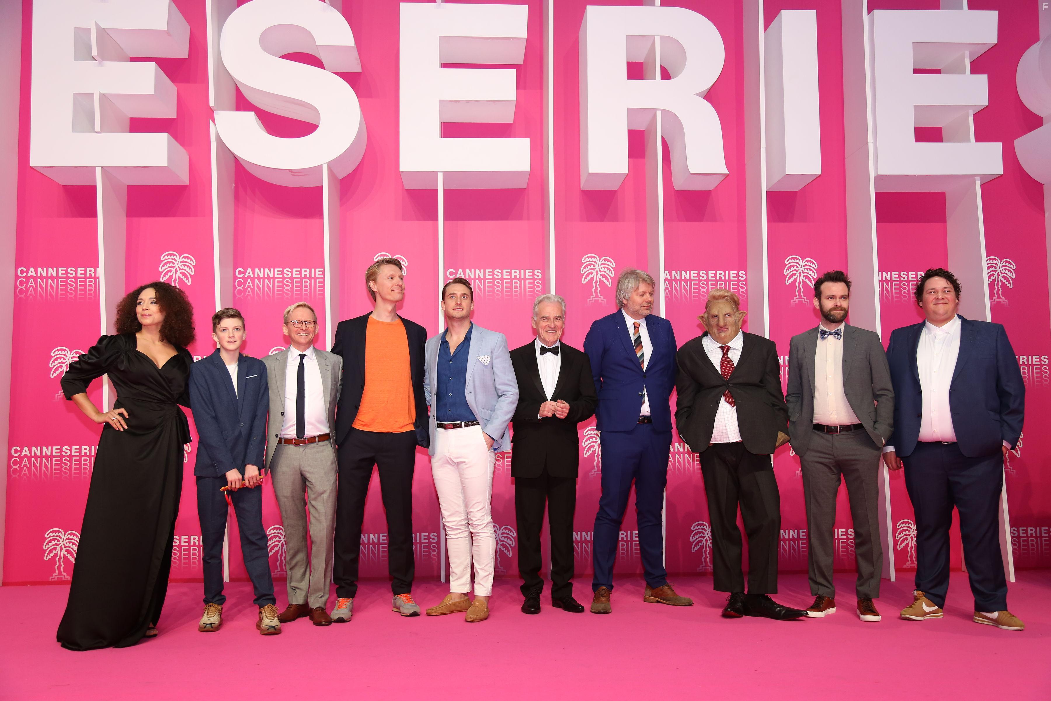 Tim Ahern, Geir Henning Hopland, Vidar Magnussen, Ola G. Furuseth, Lars Berge, Anette Amelia Larsen, Pl Rnning, and Rolf-Magne Andersen at an event for Magnus (2019)