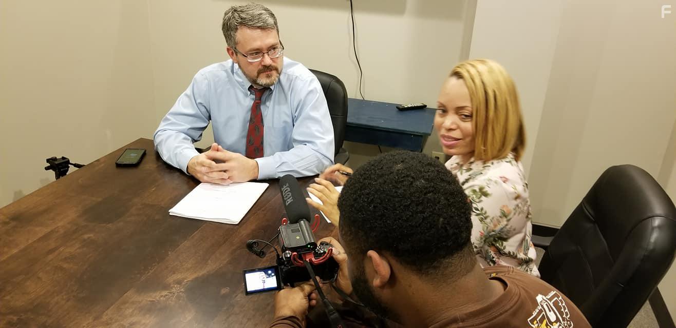 Jeff Haltom, Jaron Lockridge, and Chandell Ryan in They Live in the Shadows (2018)